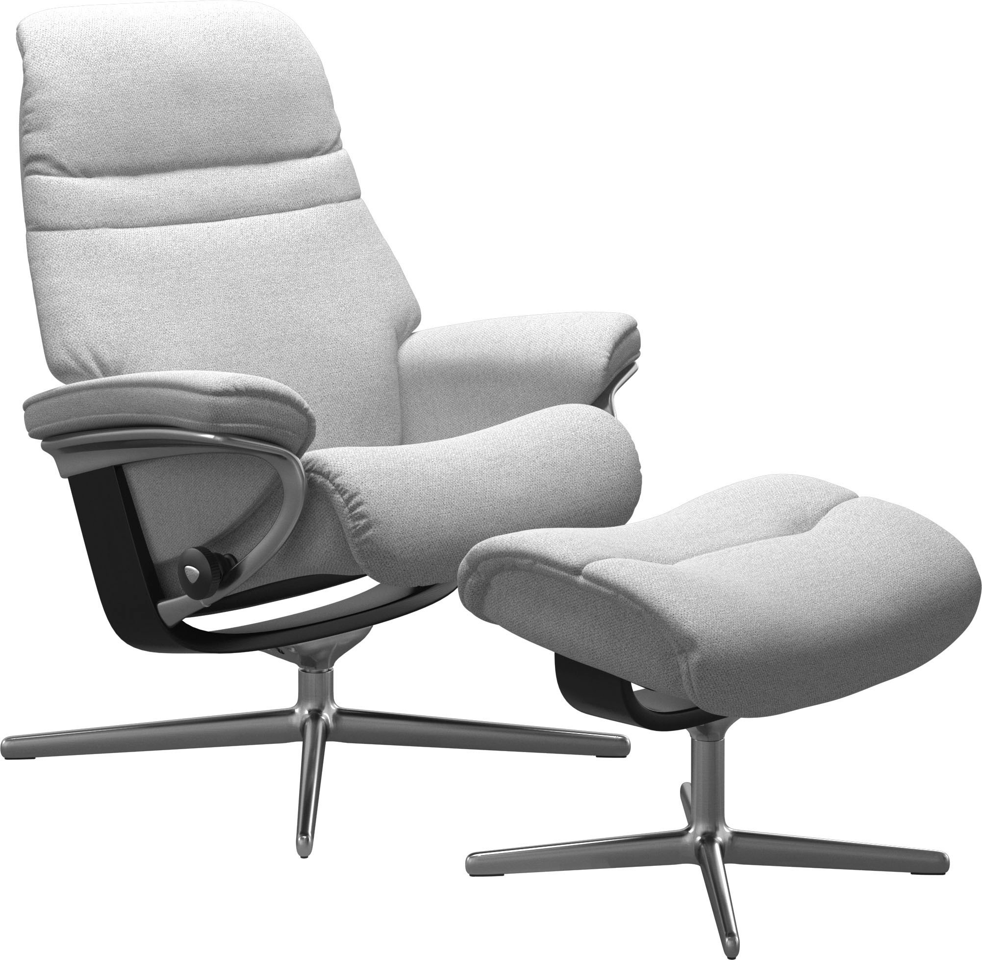 Stressless® Fußhocker »Sunrise«, mit Cross Base, Größe S, M & L, Holzakzent Schwarz