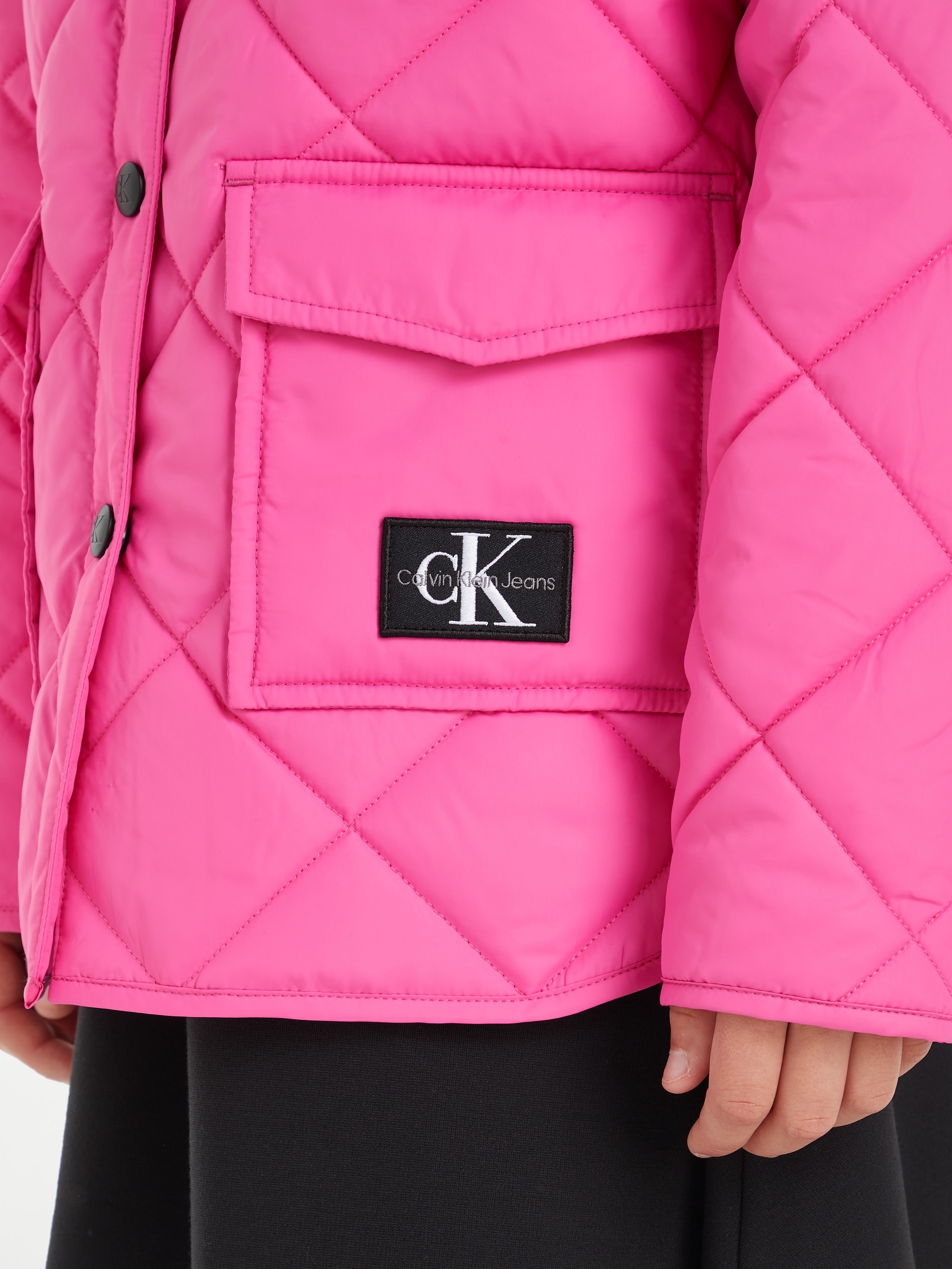 Calvin Klein Jeans Winterjacke »QUILTED WIDE OVERSHIRT«, für Kinder bis 16 Jahre