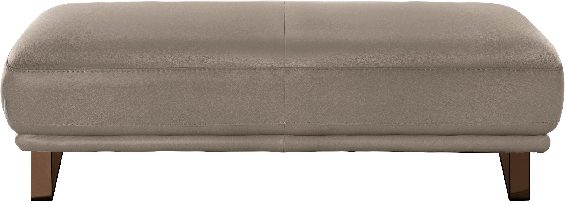 W.SCHILLIG Hocker »montanaa« mit Metallkufen in Bronze pulverbeschichtet, Breite 141 cm