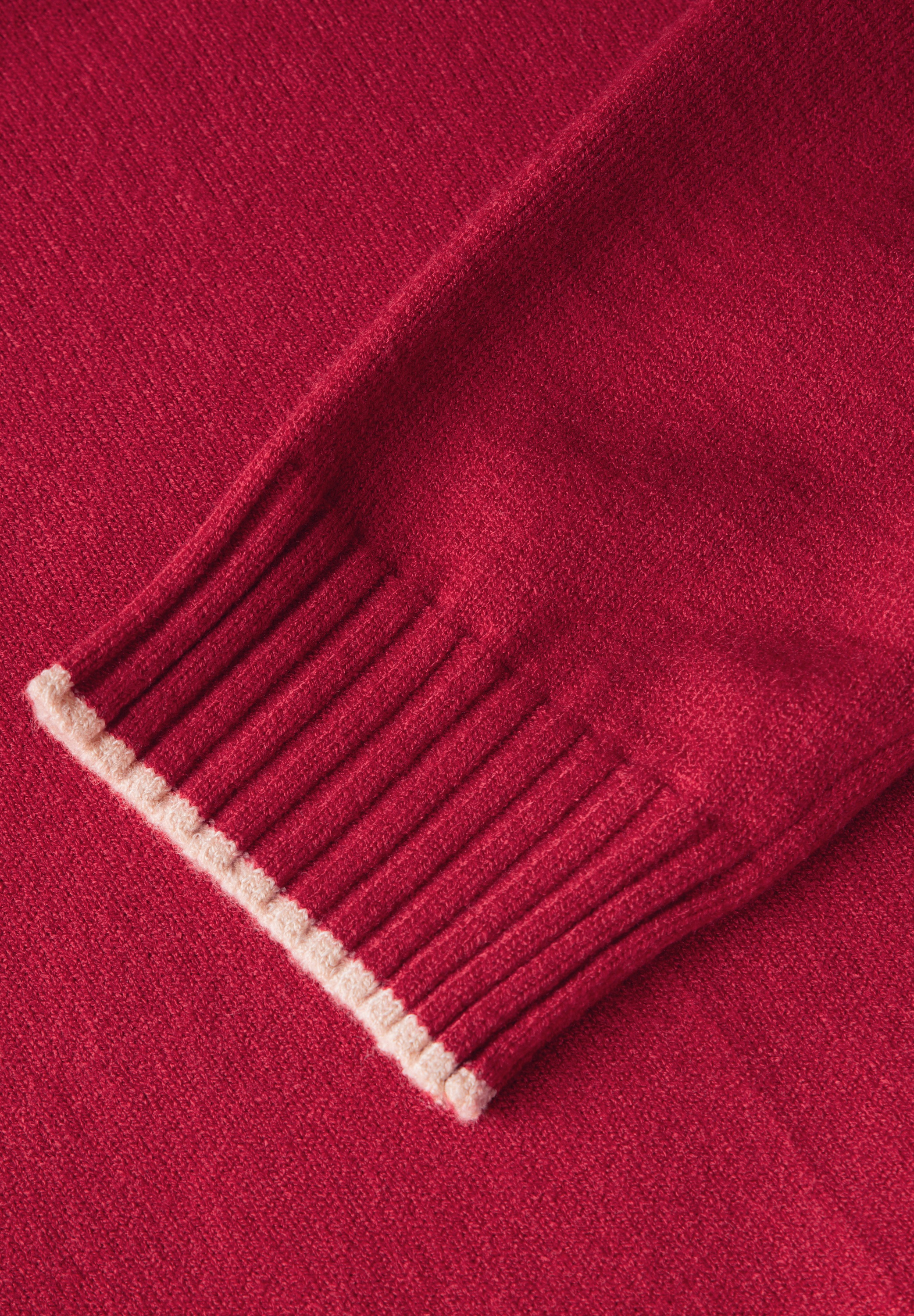 STREET ONE Strickpullover, mit Stehkragen