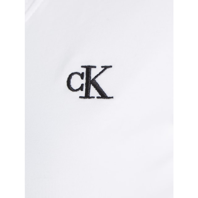 V-NECK«, kleiner »CK STRETCH Calvin bei Calvin Klein mit (1 auf Jeans tlg.), Brusthöhe V-Shirt ♕ Logo-Stickerei EMBROIDERY Klein
