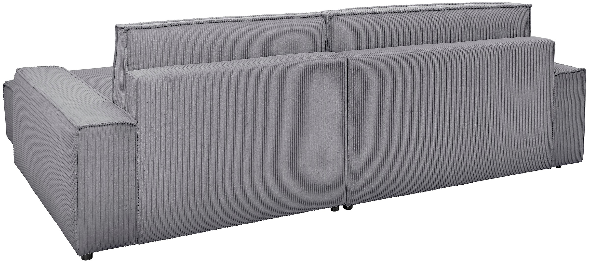 Home affaire Ecksofa »NEU: SHERWOOD XXL 284, Big-Sofa L-Form, tiefe Sitzfläche 95 cm, Cord«, Recamiere rechts/links, als Schlafsofa stellbar, Cord u. Leinenoptik