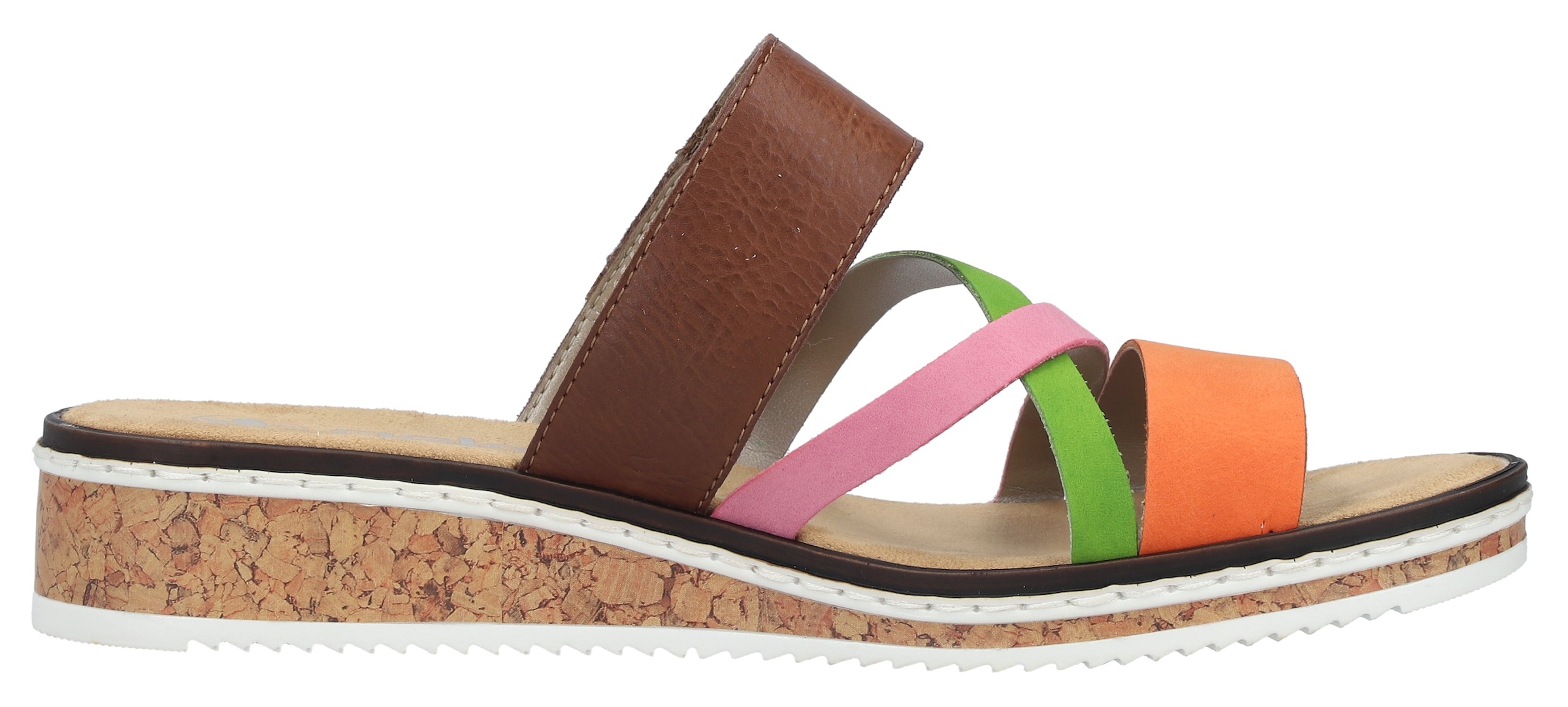 Rieker Pantolette  Keilabsatz, Sommerschuh, 150 Jahre RIEKER Jubiläumsartikel