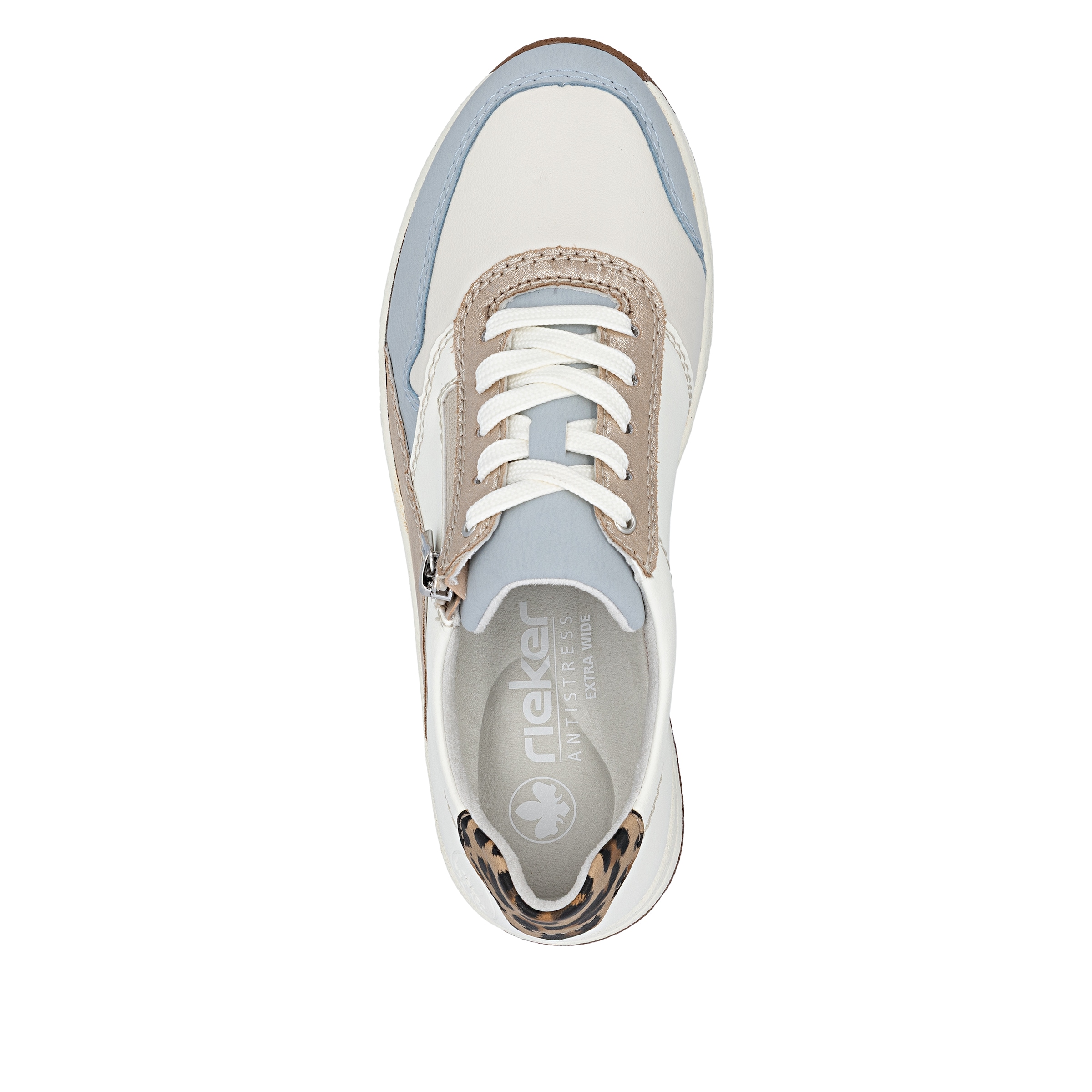 Rieker Plateausneaker  Schnürschuh, Halbschuh, Freizeitschuh mit Soft-Einlage