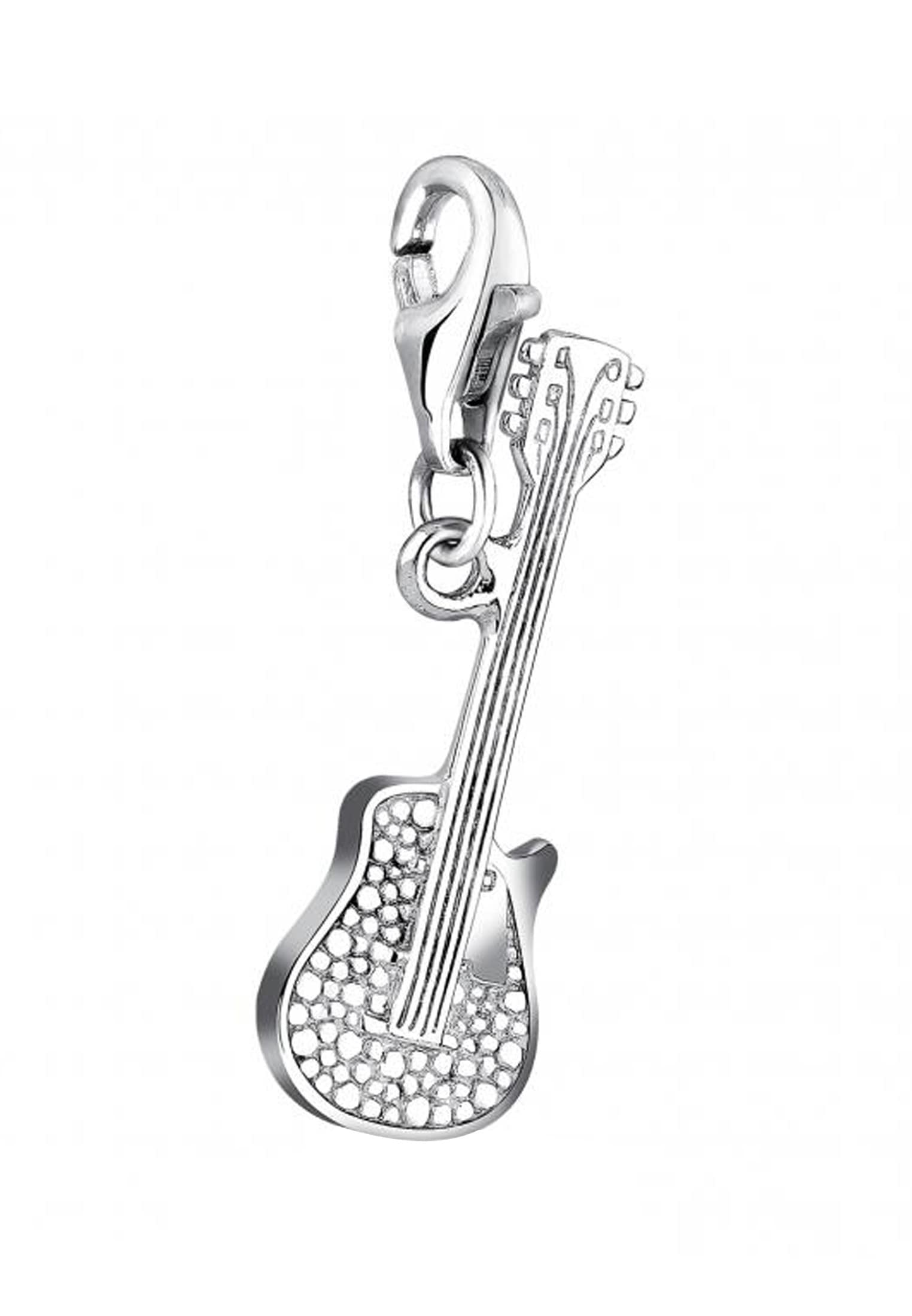 Nenalina Charm-Einhänger »Charm Gitarren-Anhänger Musik Instrument Song 925 Silber«
