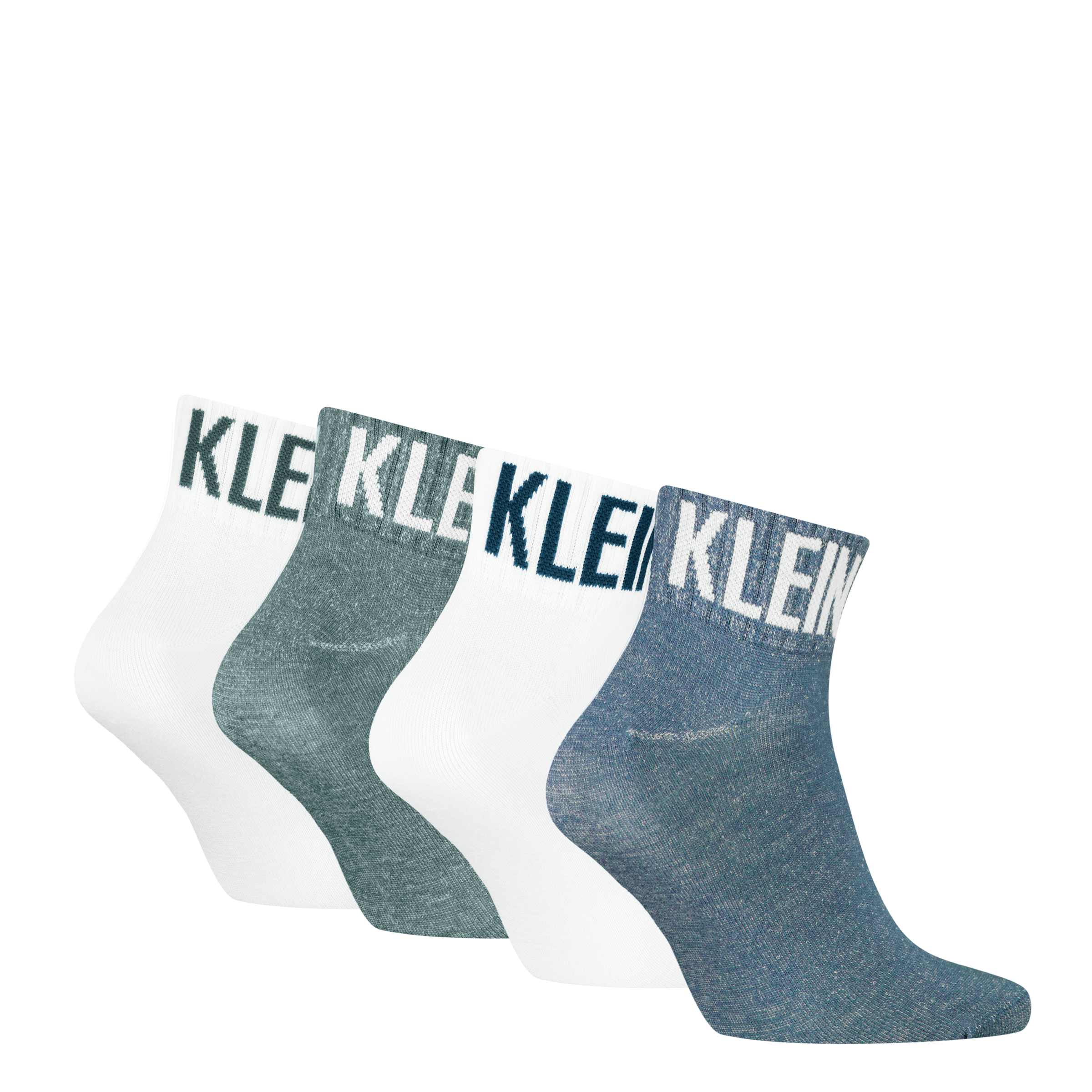 Calvin Klein Jeans Kurzsocken »CKJ MEN QUARTER 4P RIBBON LOGO ECOM« 4er Pack, 