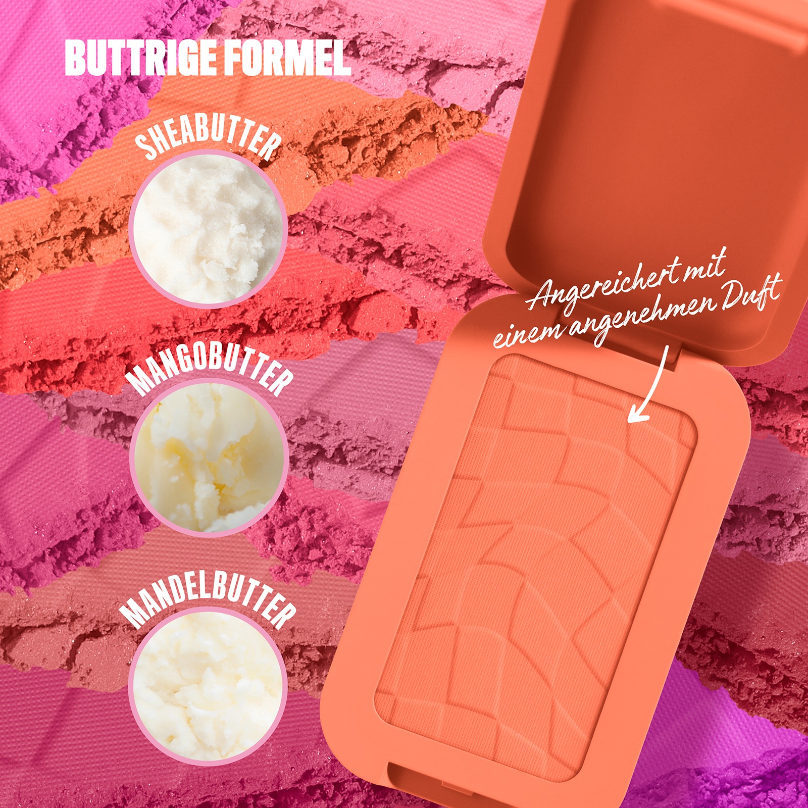 NYX Rouge »Makeup Buttermelt Blush«, Cremige, leichte Textur, variable Deckkraft, pflegende Formel.