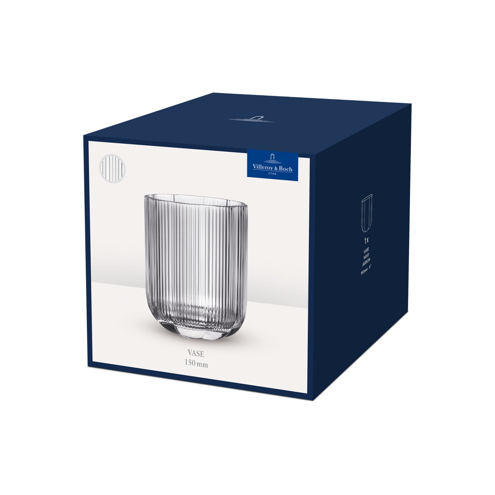 Villeroy & Boch Dekovase »Vase Fleur 15 cm transparent«