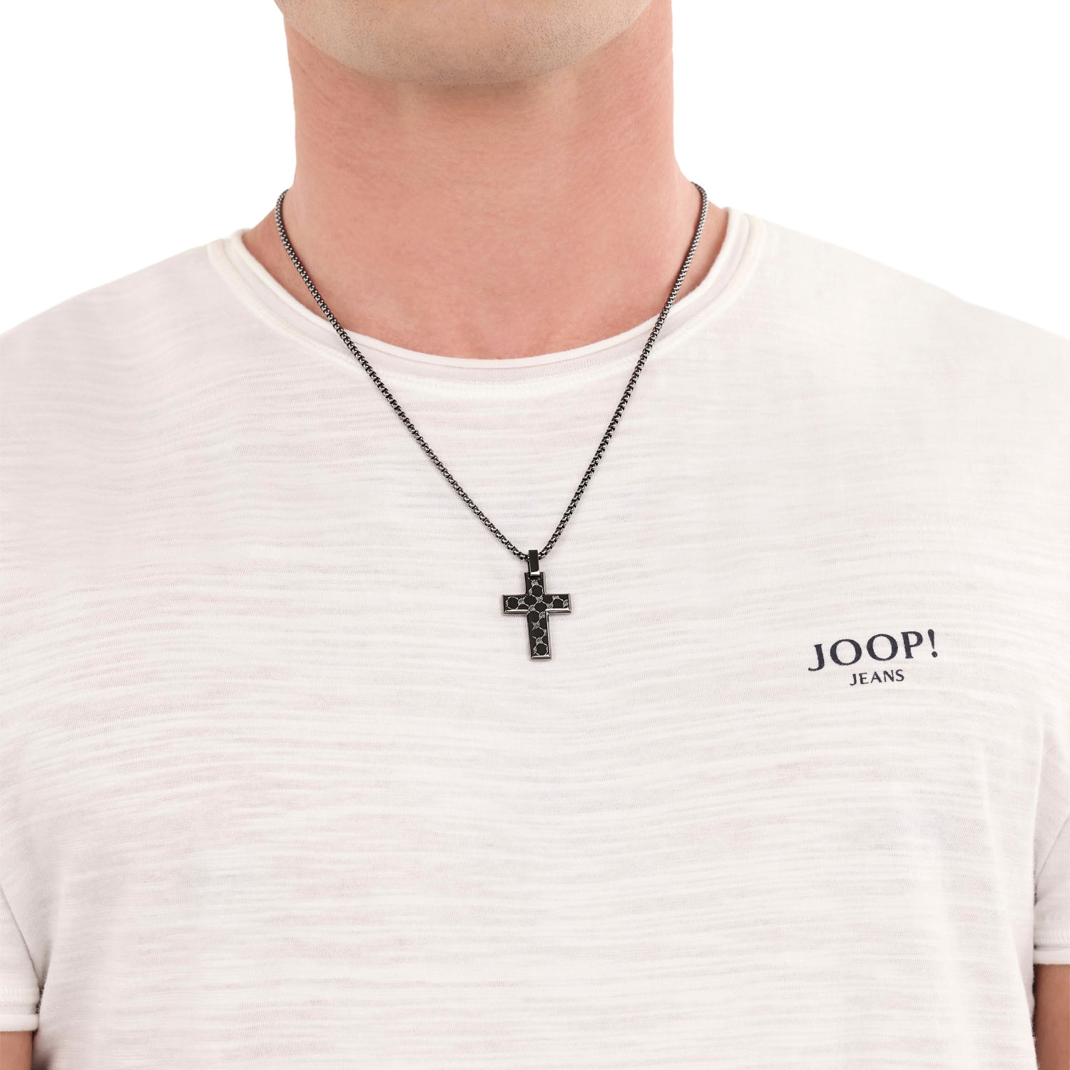 JOOP! Kette mit Anhänger »Kreuz«