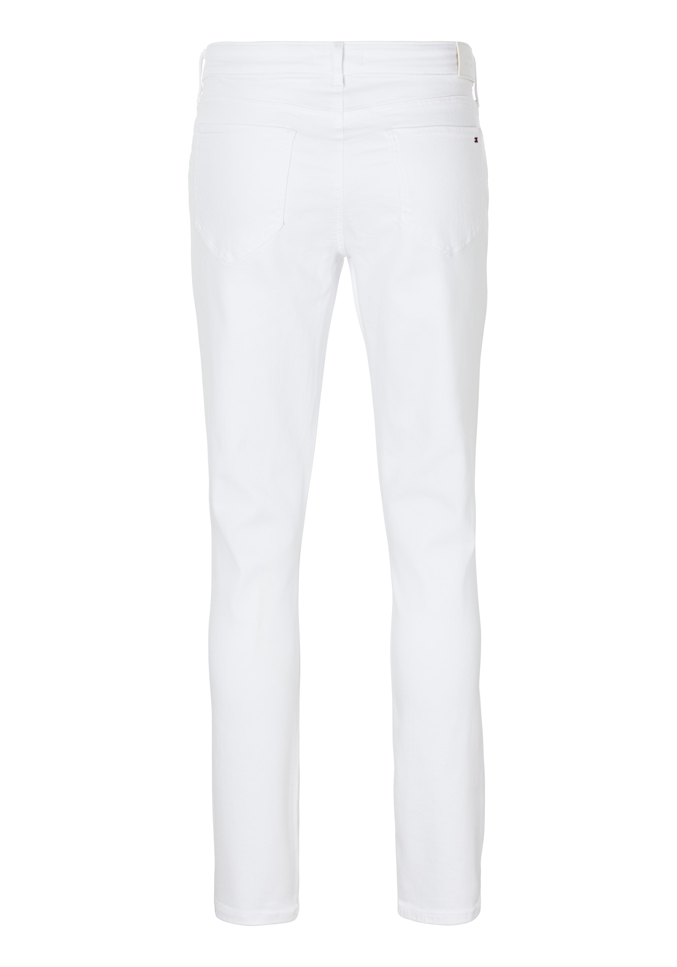 Tommy Hilfiger Curve Skinny-fit-Jeans »CRV HARLEM U SKINNY HW CLR«, in Großen Größen, Tommy Jeans Logo-Badge, stoned wash Optik