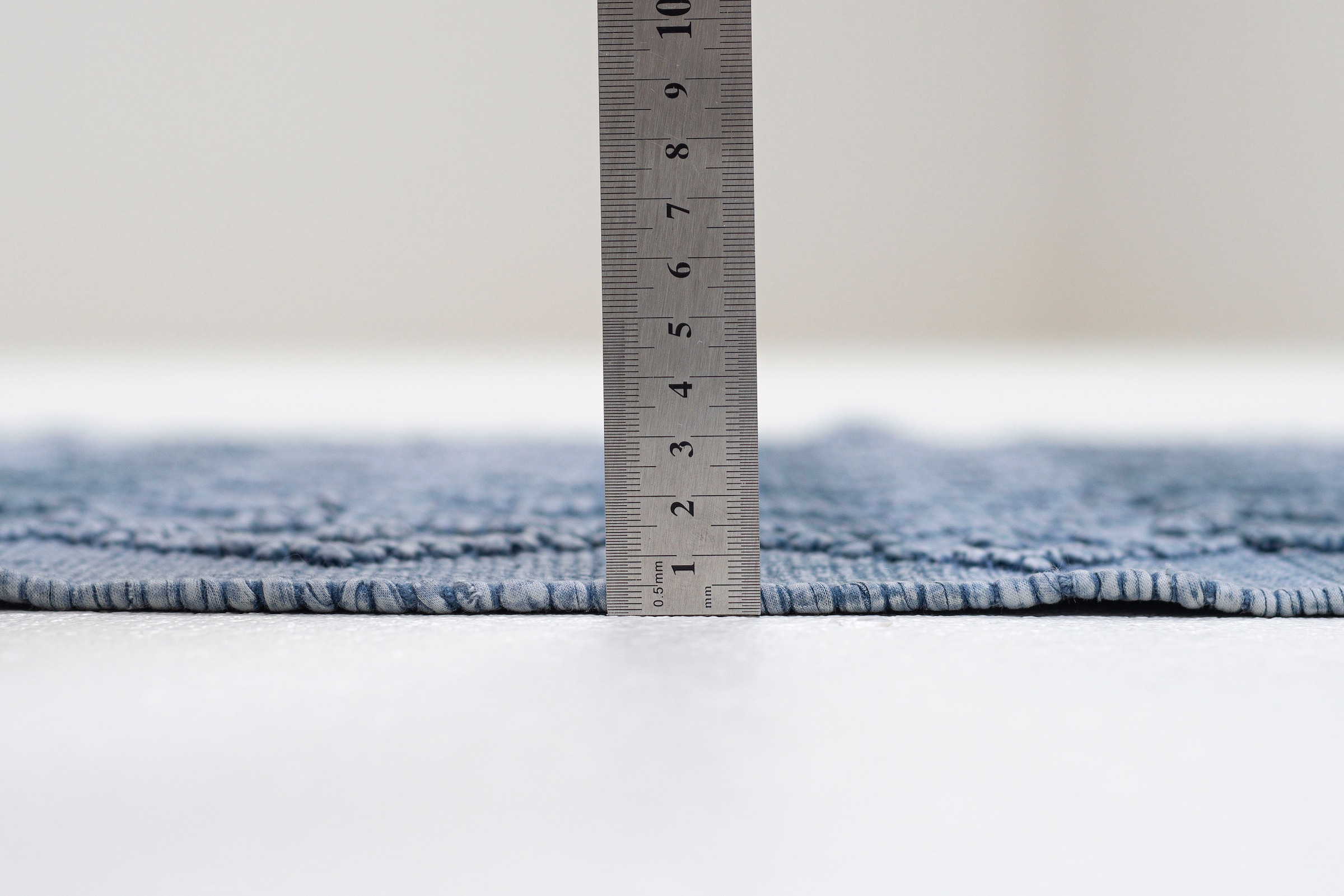 TOM TAILOR HOME Badematte »Vintage Wash«, fußbodenheizungsgeeignet, Badteppich, Uni Farben, Rauten Muster, mit Fransen, reine Baumwolle