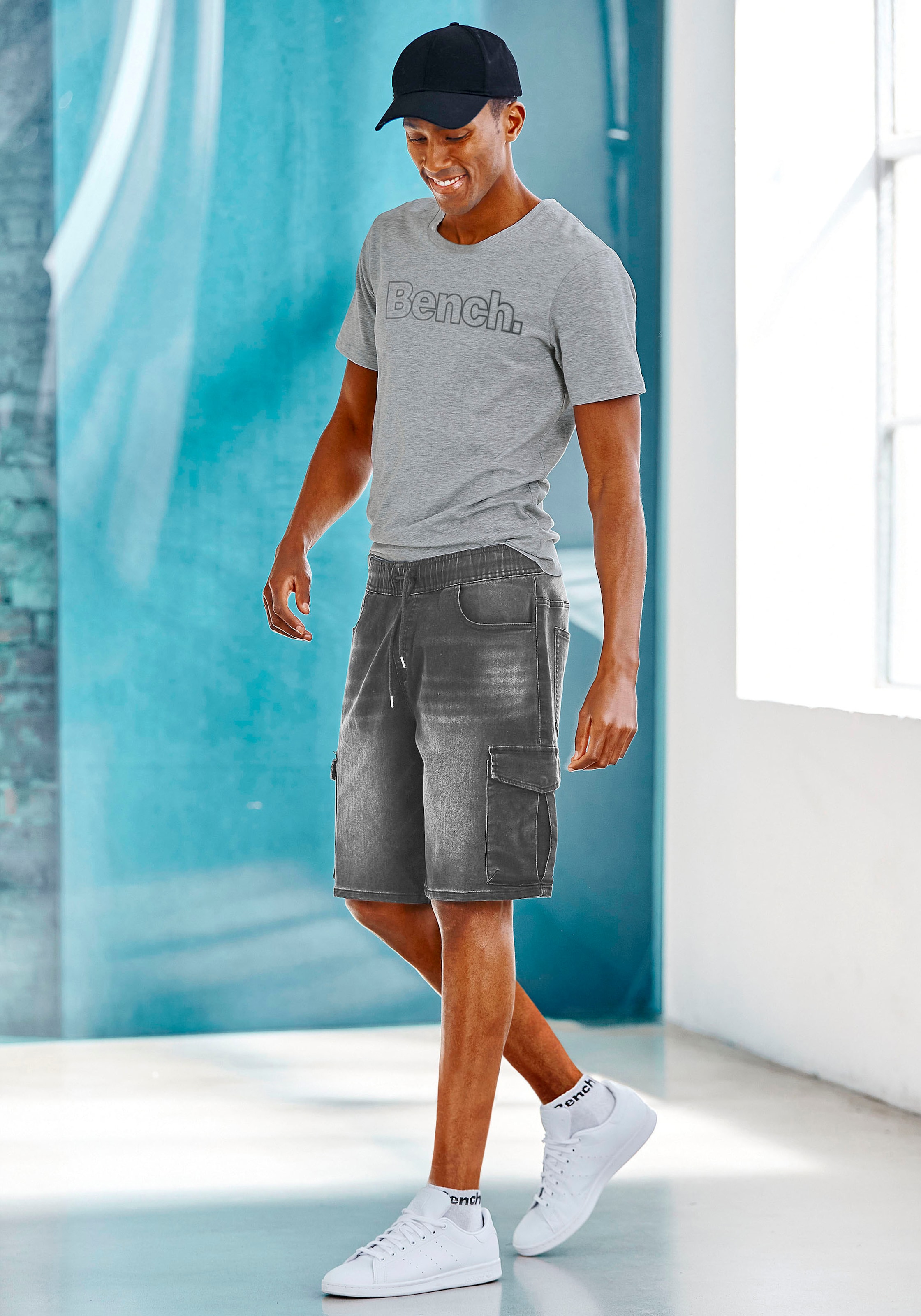 Bench. Sportsocken, (Packung), Tennis Kurzsocken mit Halbfußfrottee