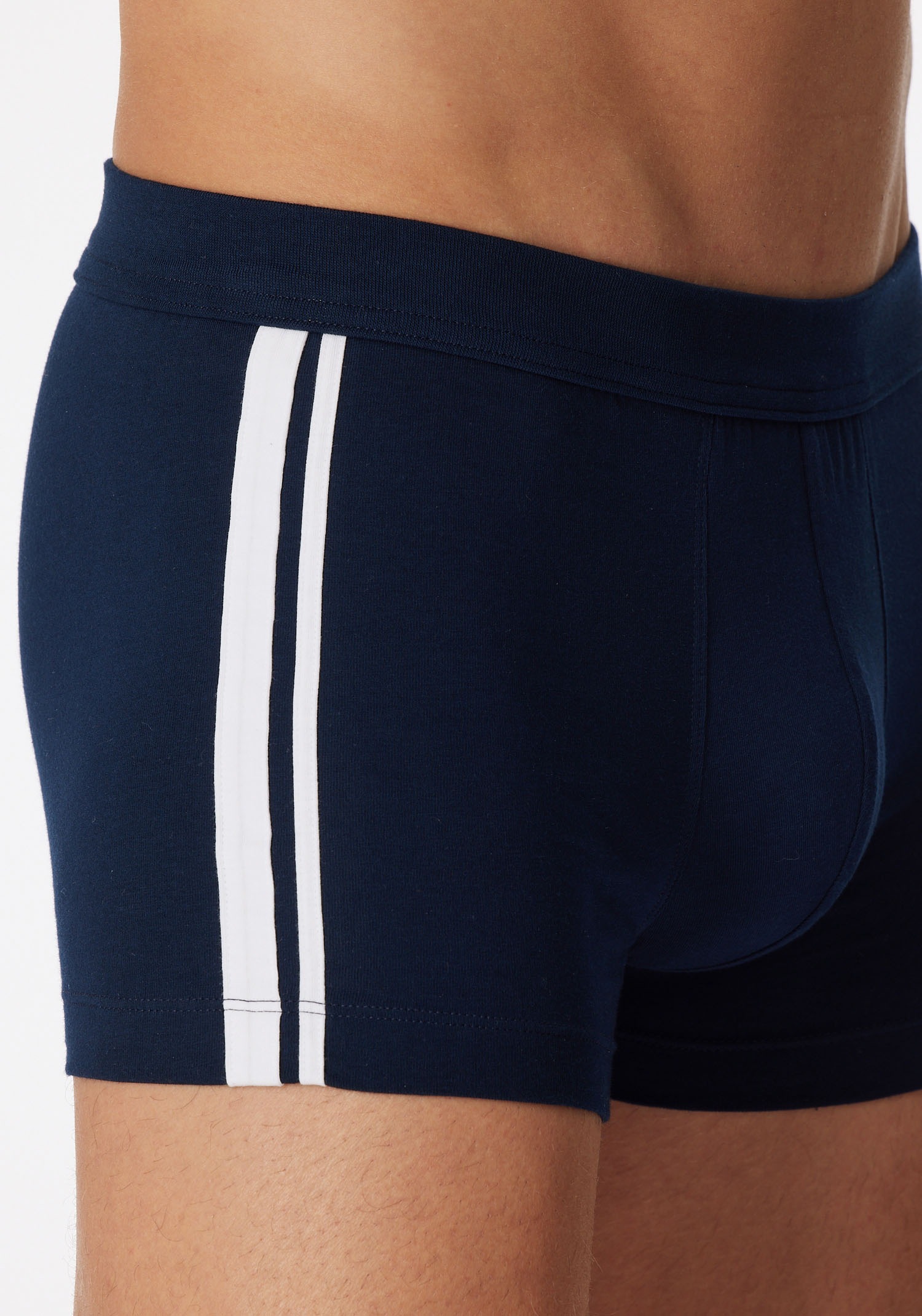 Schiesser Boxer »"95/5"«, (3er-Pack), mit softem, tonalem Bund, kontraststarke Seitenstreifen