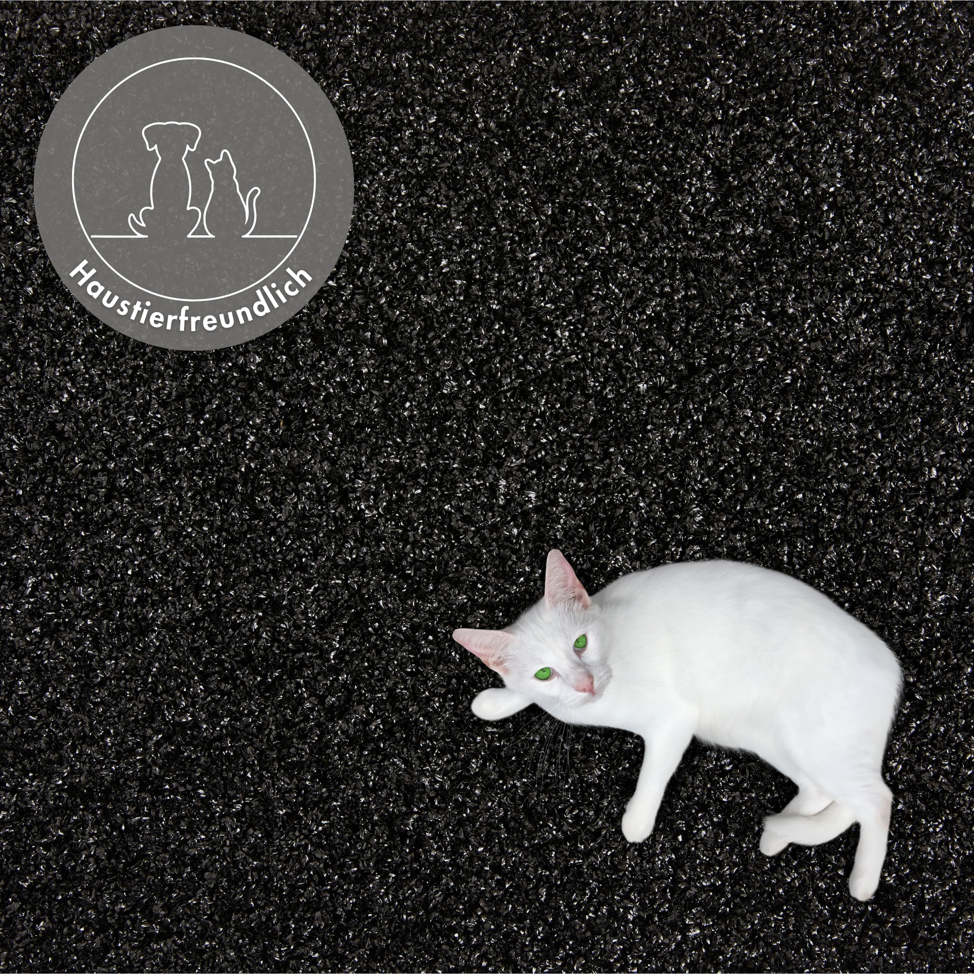 Andiamo Kunstrasen »Lanzarote, Made in Belgium«, rechteckig, 7 mm Höhe, luxuriös, für Balkon & Terrasse, Rasenteppich, wasserdurchlässig