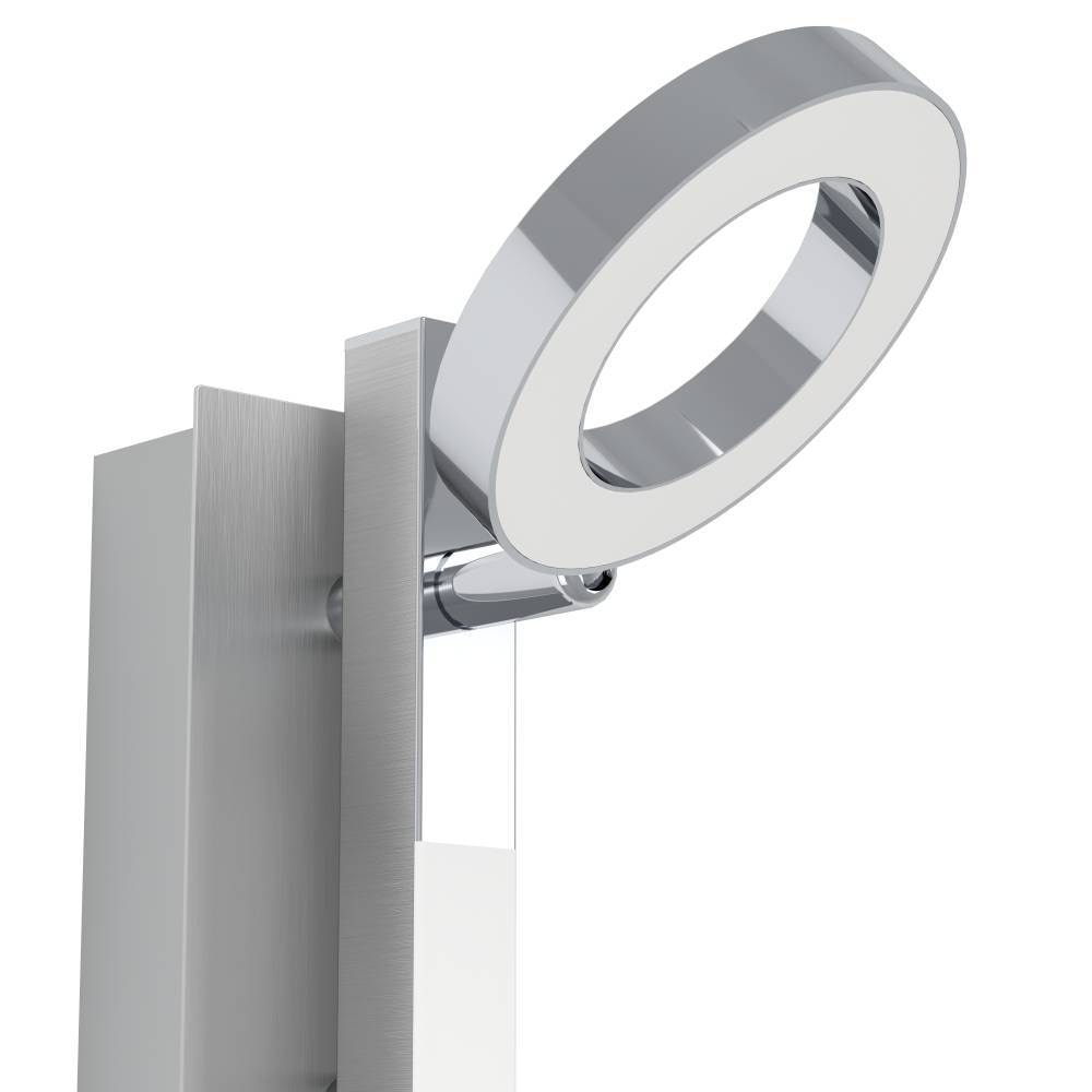 EGLO LED Wandleuchte »CARDILLIO 1 Deckenlampe, Chrom, 1 flammig, schwenkbare Lampenköpfe« LED-Board Warmweiß Spot, warmweißes Licht, Wohnzimmer, Esszimmer, Küche, Flur, 22,5x6,5cm