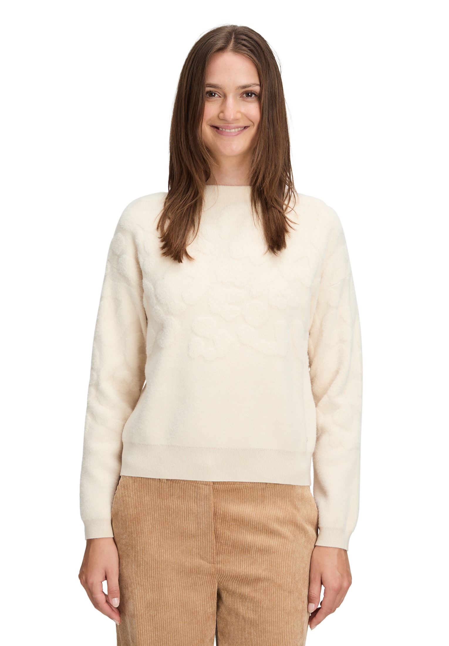 Betty&Co Strickpullover »Strickpullover mit Jacquard«