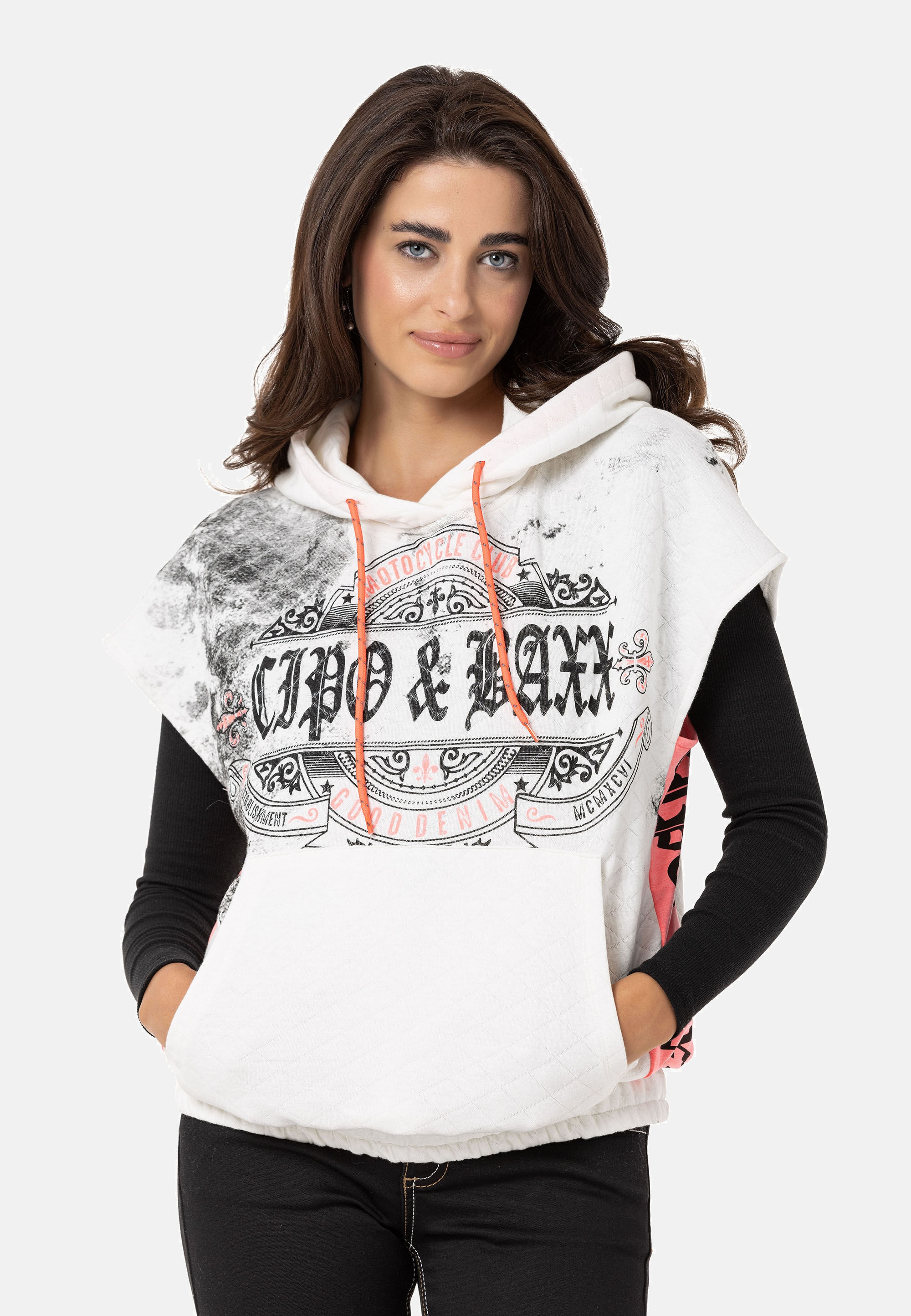 Cipo & Baxx T-Shirt »WT374« gerade geschnitten