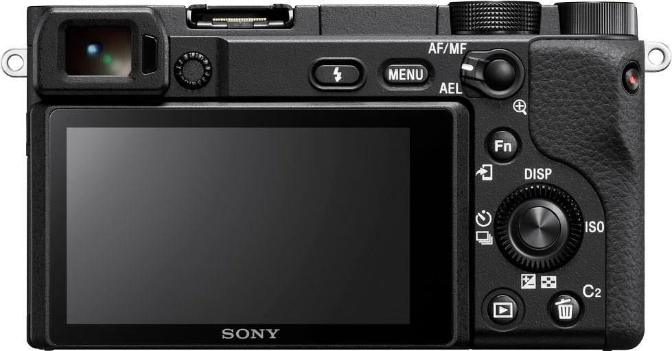 Sony Systemkamera »ILCE-6400B - Alpha 6400 E-Mount«, 24,2 MP, 4K Video, 180° Klapp-Display, NFC, nur Gehäuse