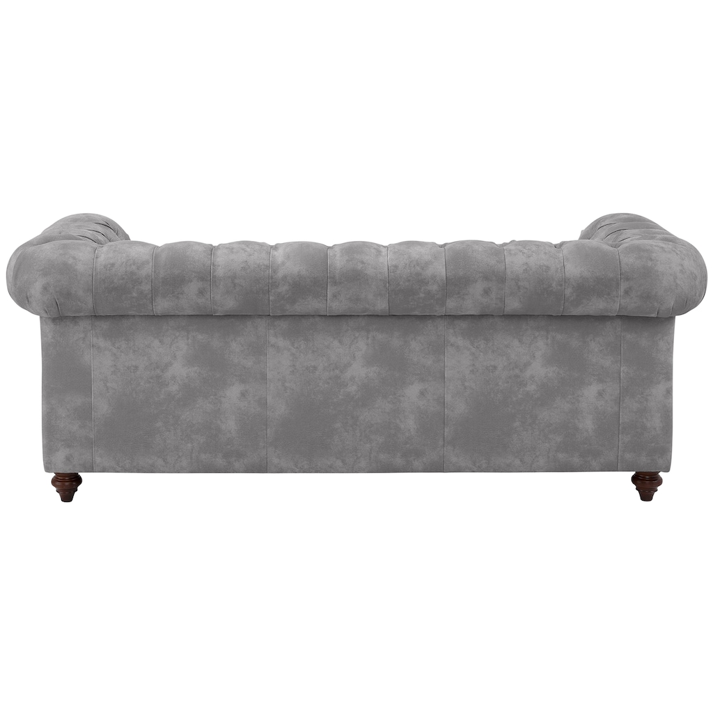 Home affaire Chesterfield-Sofa »Chesterfield 3-Sitzer B/T/H: 198/89/74 cm«