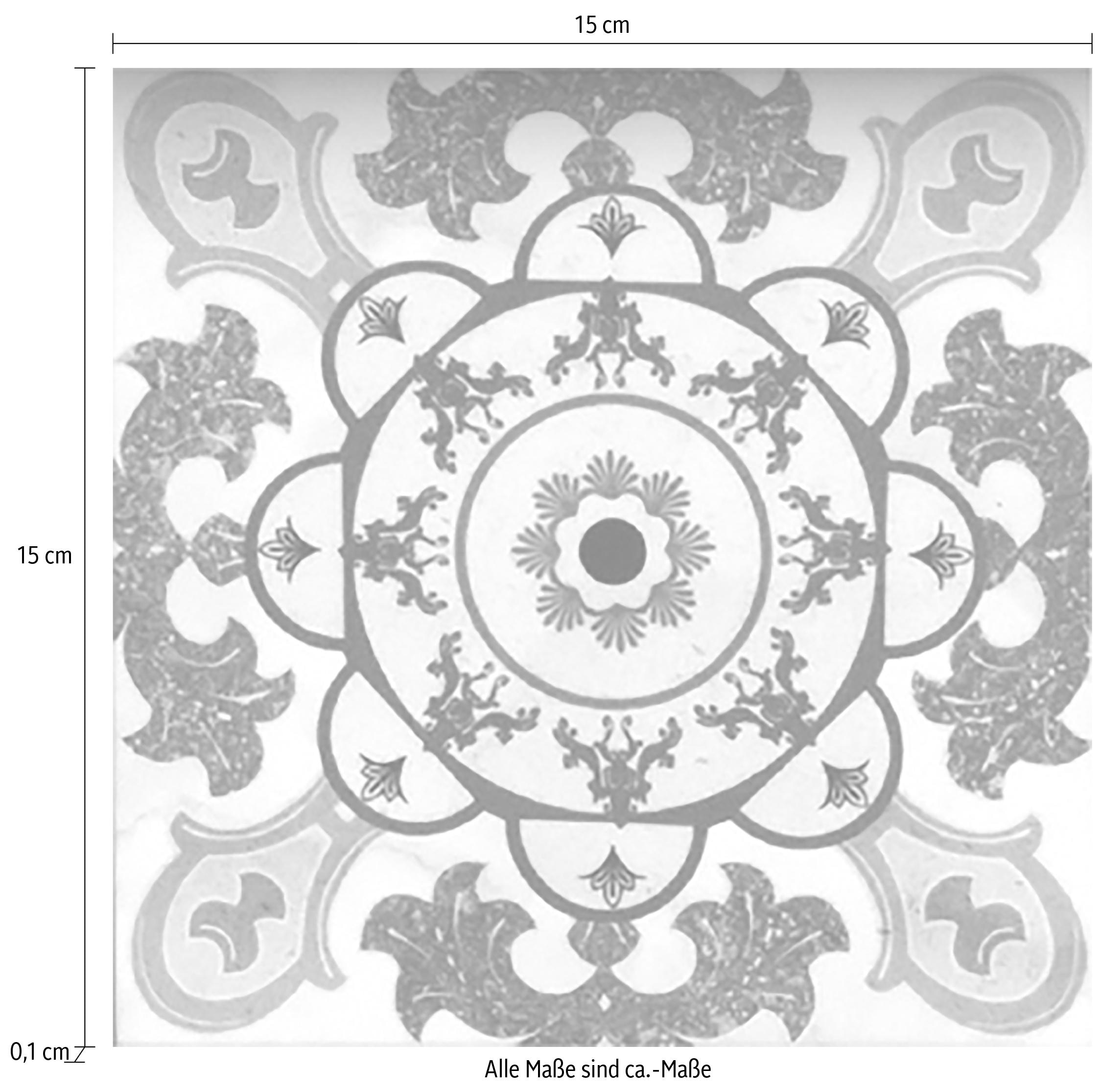 queence Fliesenaufkleber »Mosaik Muster« Stickerfliesen, selbstklebend, Sticker, 12er Set