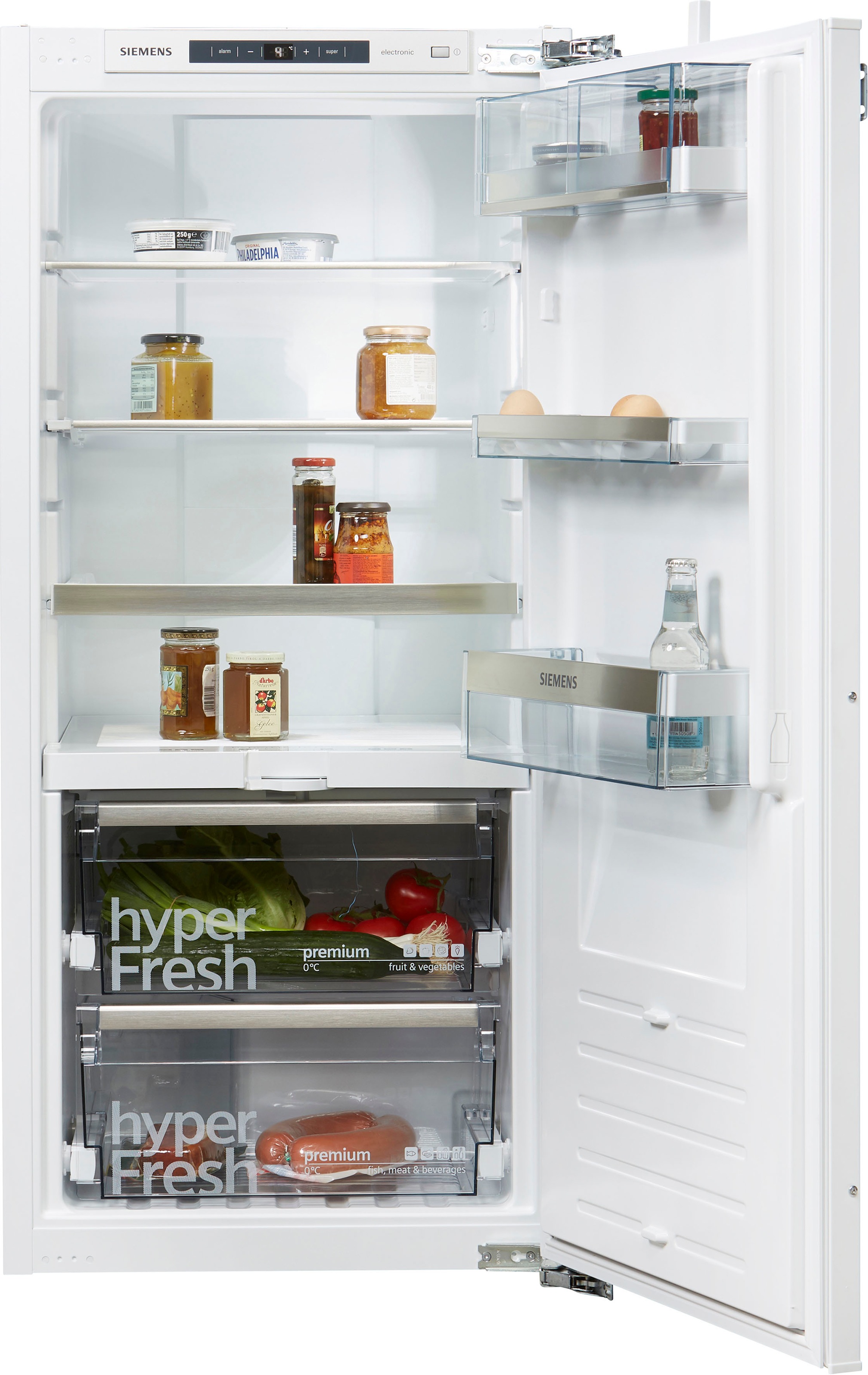SIEMENS Einbaukühlschrank iQ700 "KI41FADE0" 122,1 cm hoch 55,8 cm breit HyperFresh Premium 0C: optimale Lagerung für frische Lebensmittel