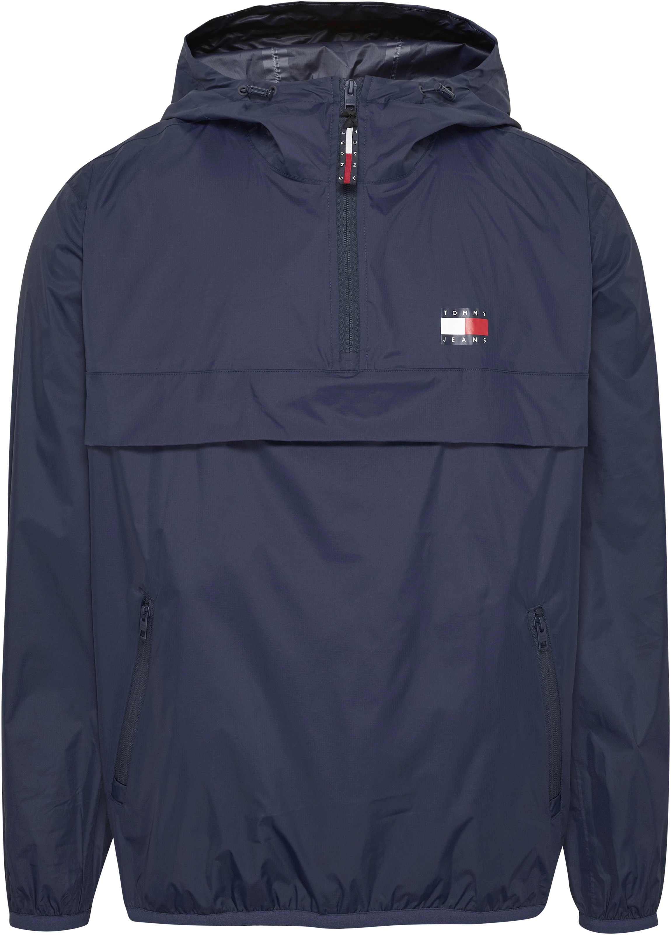 Tommy Jeans Windbreaker »TJM PCKABLE TECH CHICAGO POPOVER«, mit Kapuze, mit kontrastfarbenen Details
