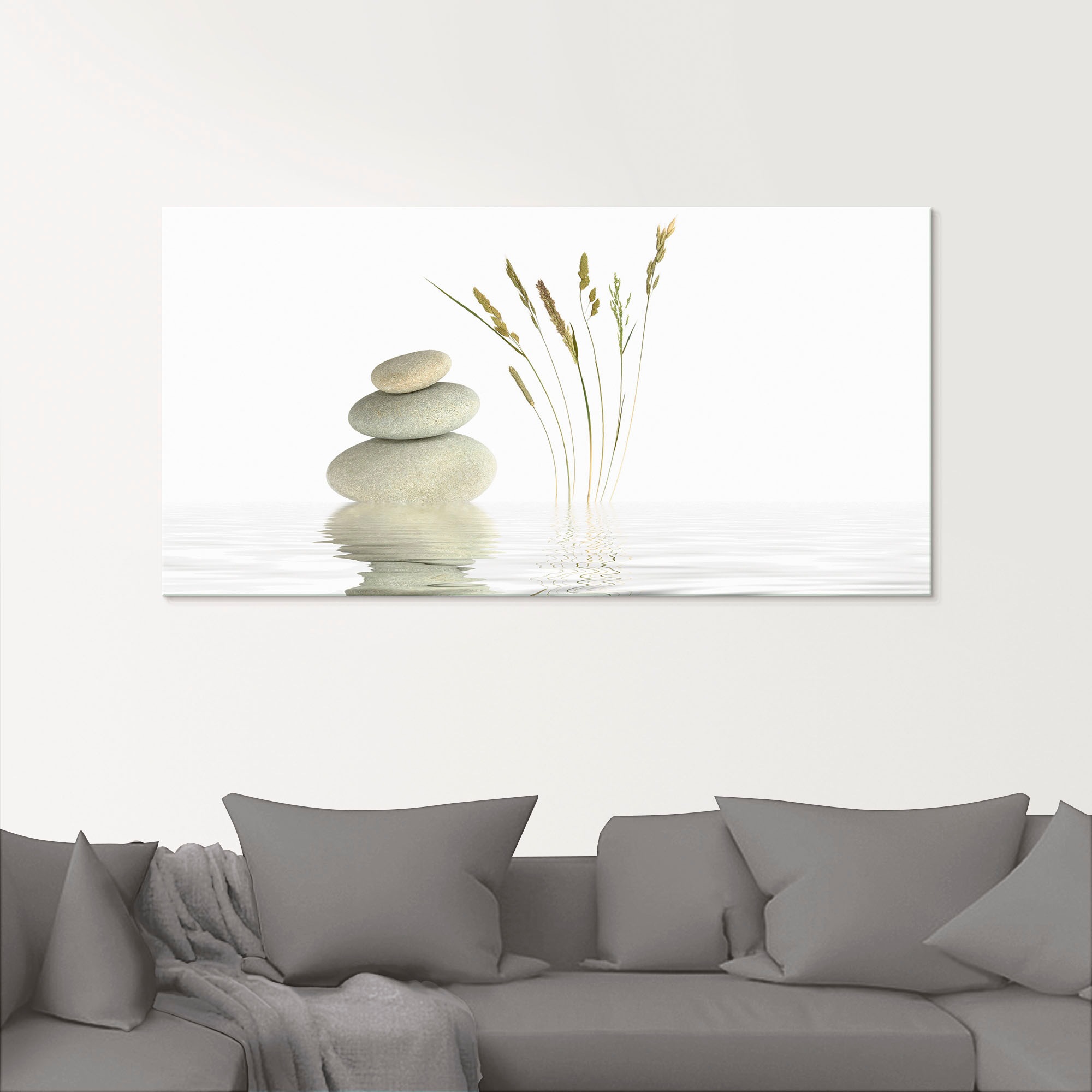 Artland Glasbild »Zen Friede«, Zen, (1 St.), in verschiedenen Größen