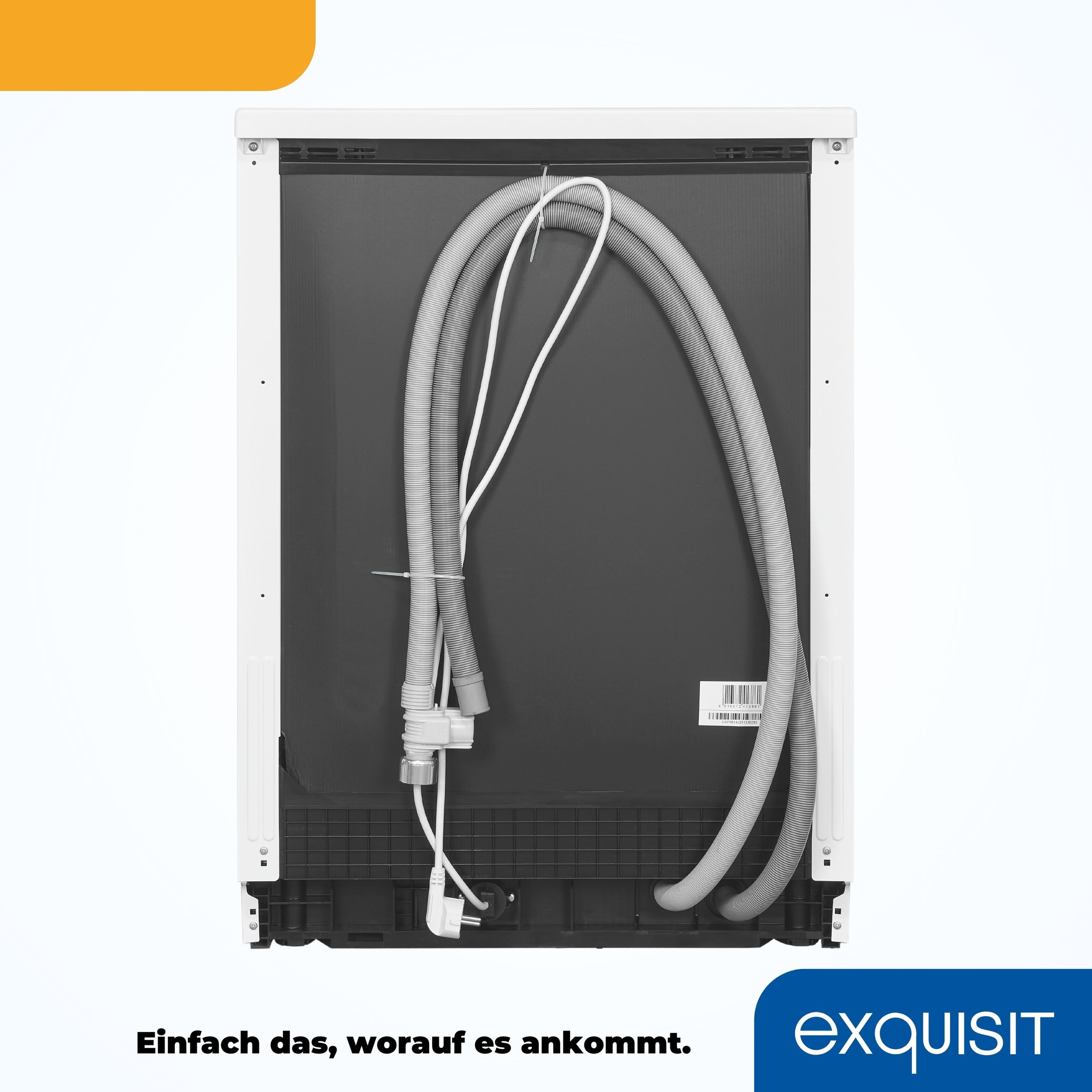 exquisit Standgeschirrspüler »GSP9614-030B«, 14 Maßgedecke