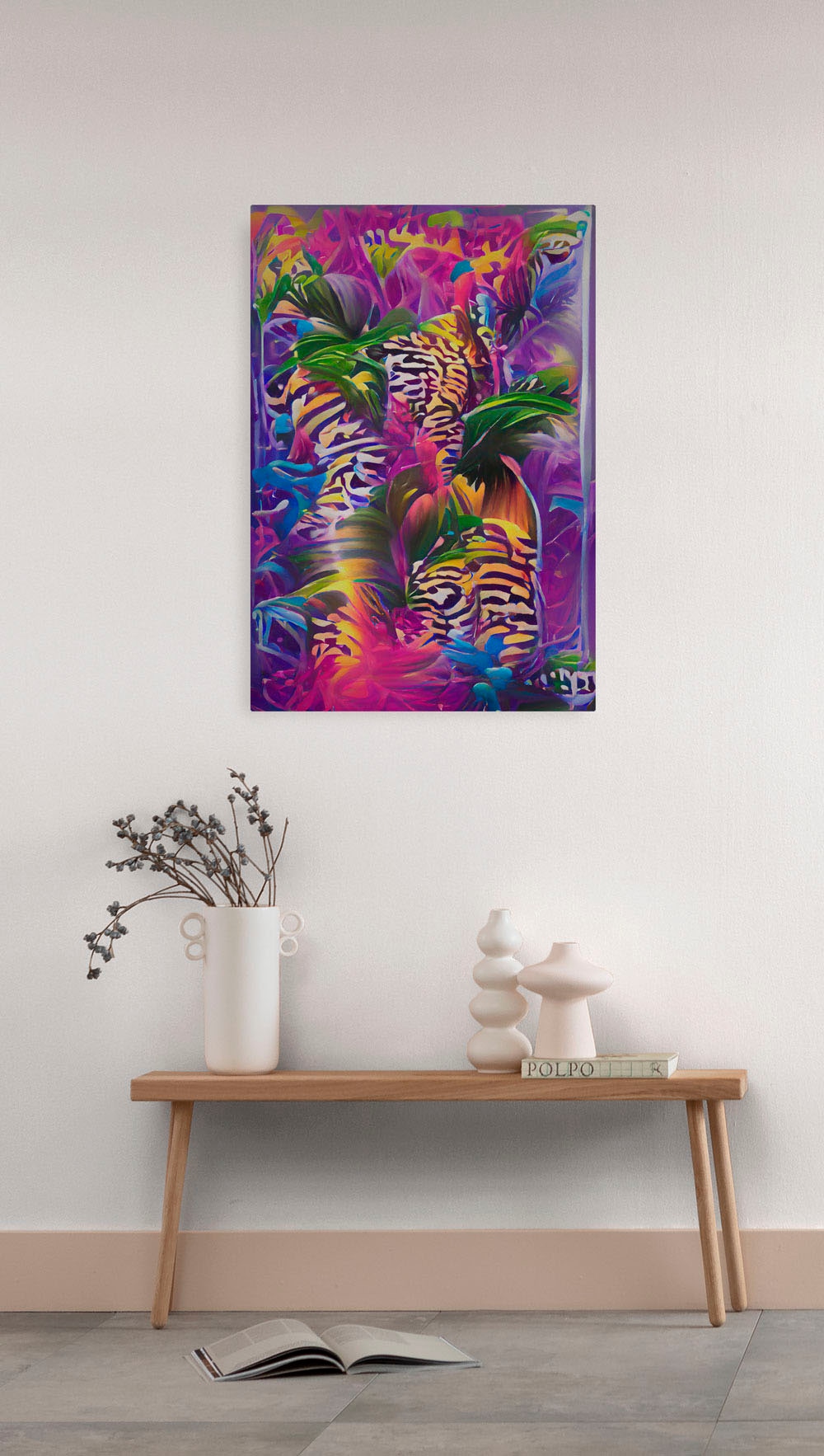 Komar Leinwandbild »Disco Fever - Größe 40 x 60 cm«, Natur, (1 St.), Keilrahmenbild mi Echtholzrahmen