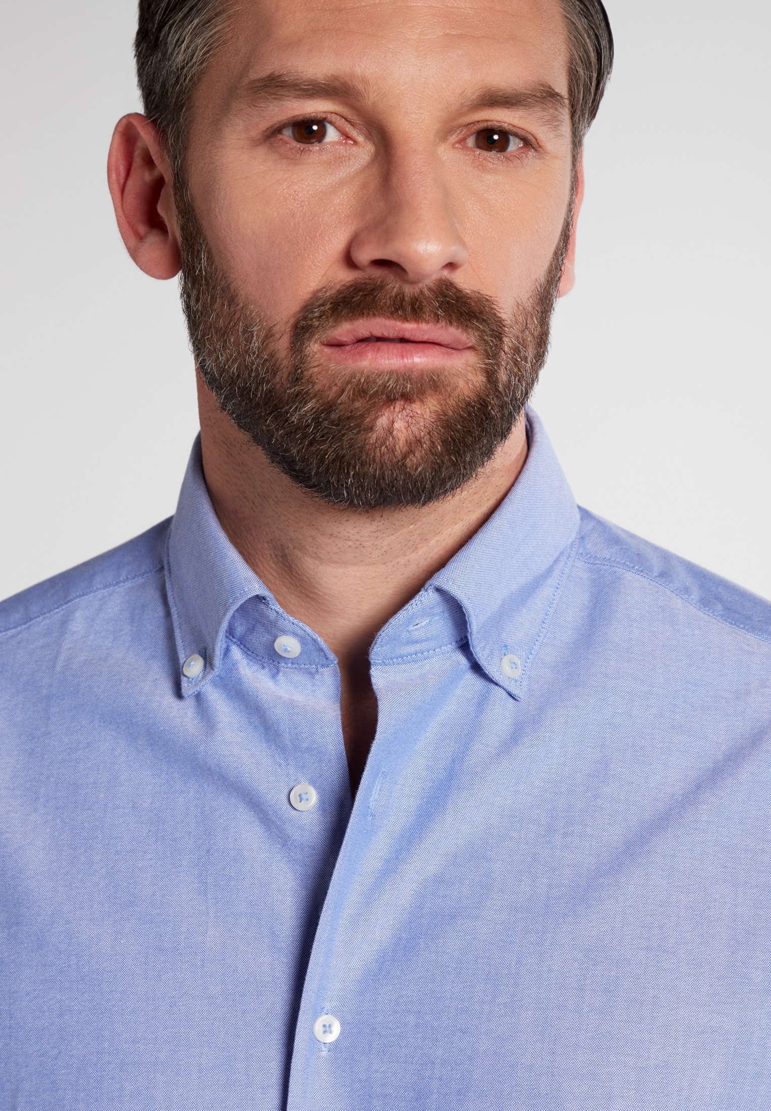 Eterna Langarmhemd »REGULAR FIT« EASY IRON (bügelleicht)