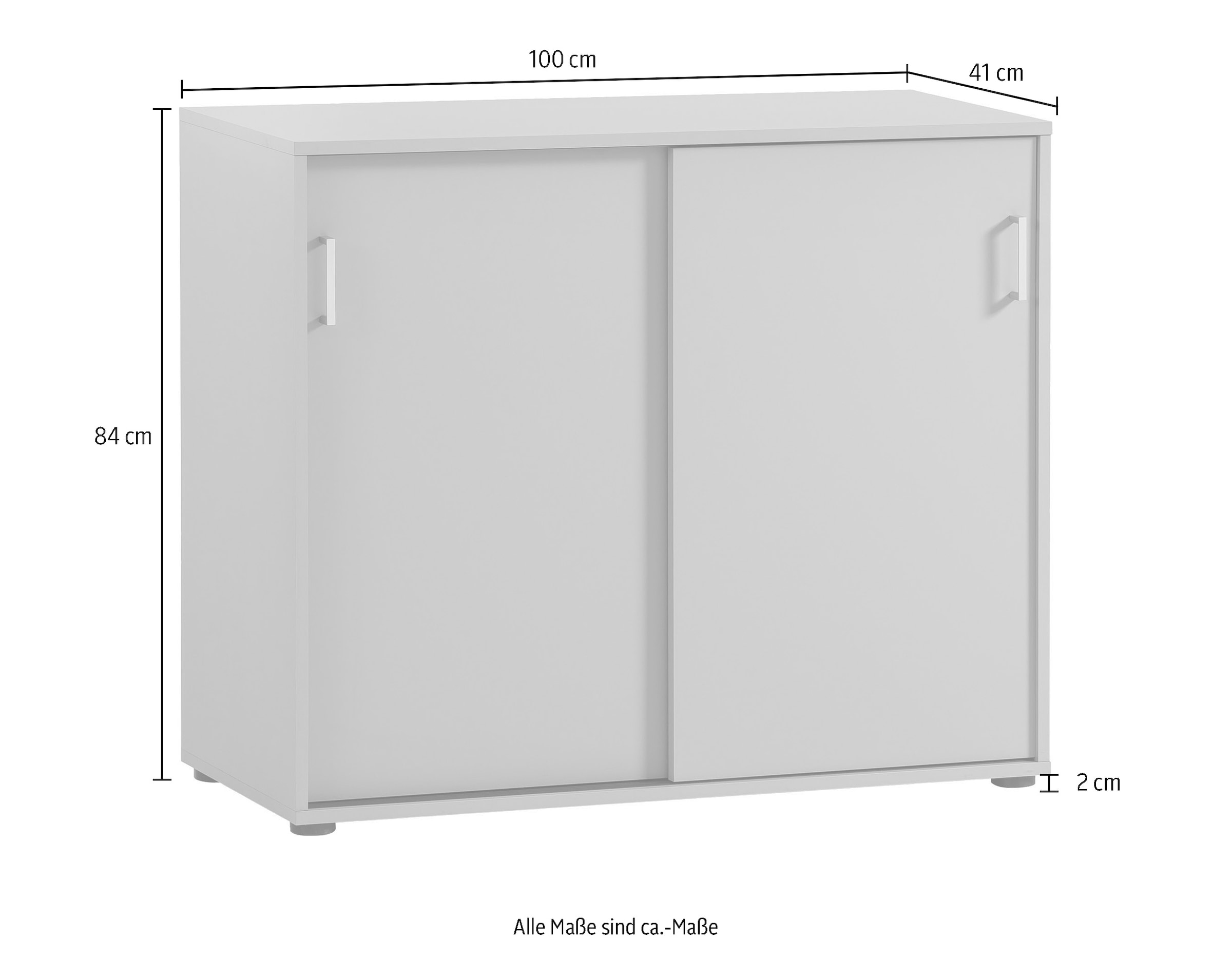 Schildmeyer Aktenschrank »Baku«, 100x63 cm, Schiebetüren, Made in Germany