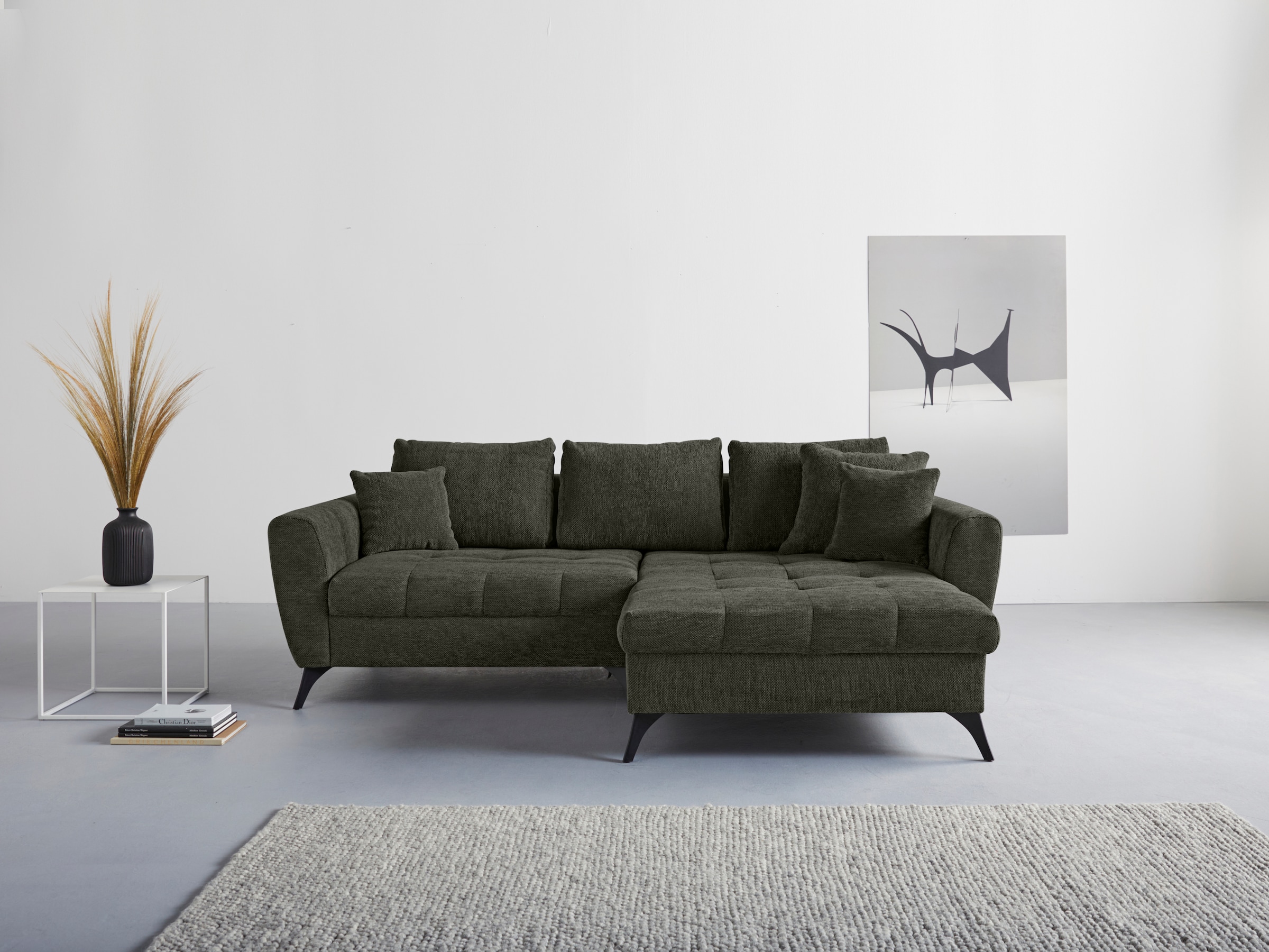 Ecksofa »Lörby L-Form«, Belastbarkeit bis 140kg pro Sitzplatz, auch mit Aqua clean-Bezug