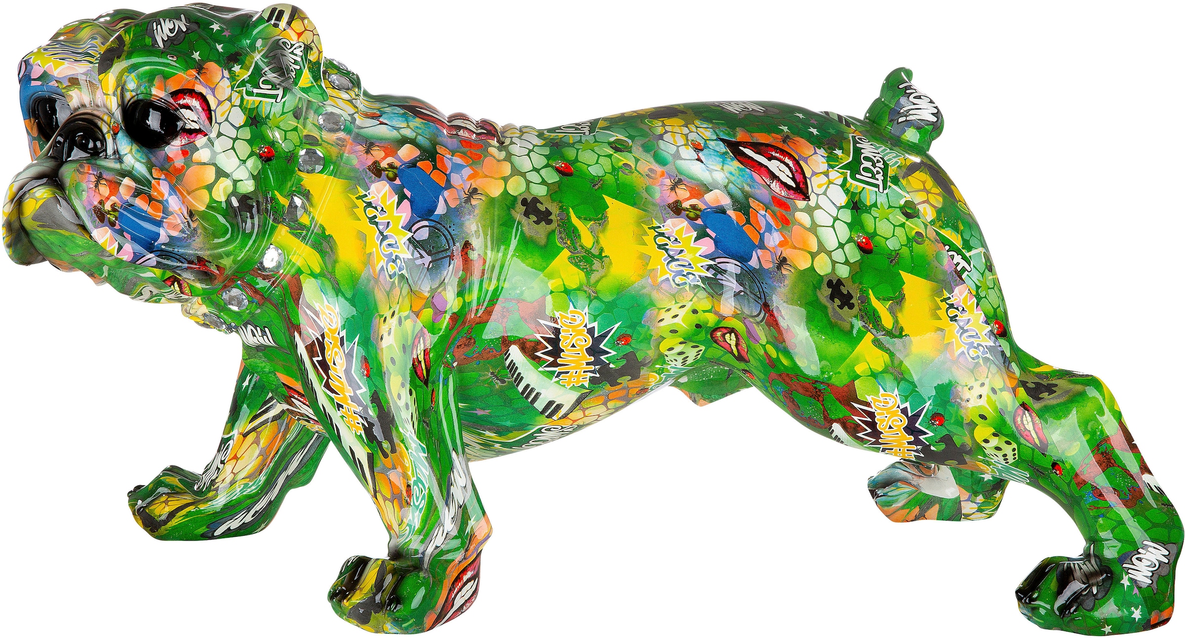 bequem by Gilde Street Tierfigur »XL bestellen Bulldogge Graffiti-Design Art«, Casablanca