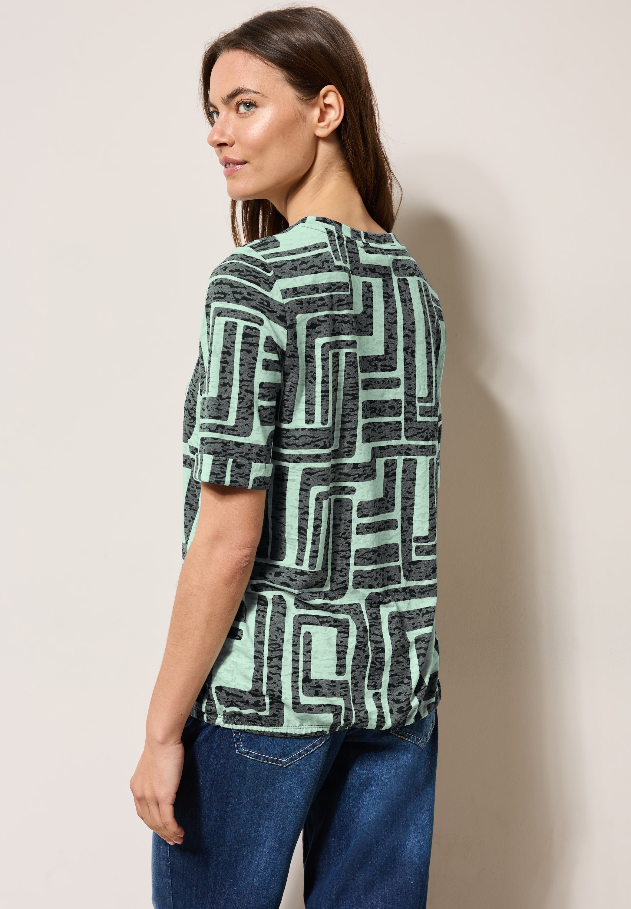 Cecil in Ausbrenner-Optik, gemustert