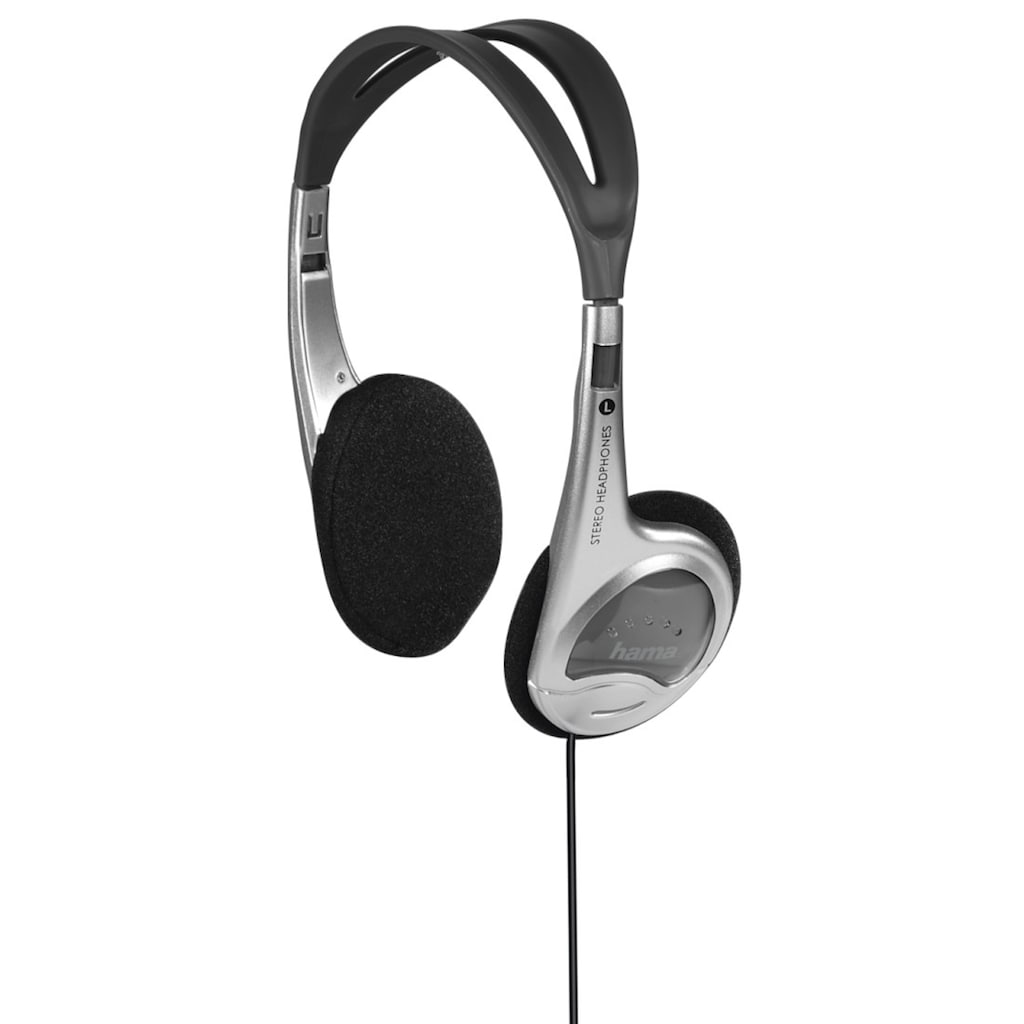 Hama On-Ear-Kopfhörer »On-Ear Stereo Headset für MP3-Player, Anschluss 3,5-mm-Klinkenstecker«