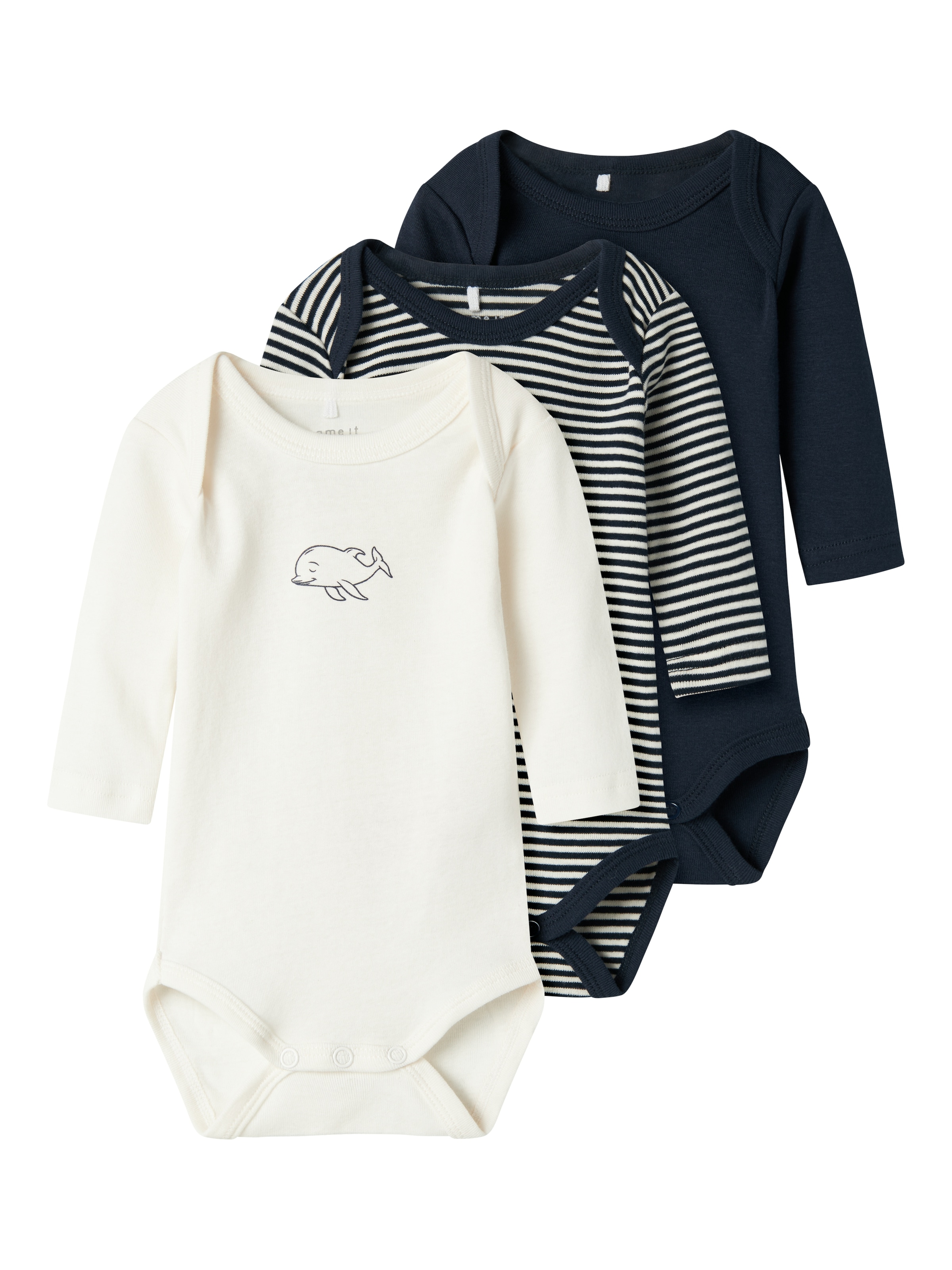 Name It Body »NBNBODY 3P LS Y/D CORE 2 NOOS« Packung, 3 Stk.