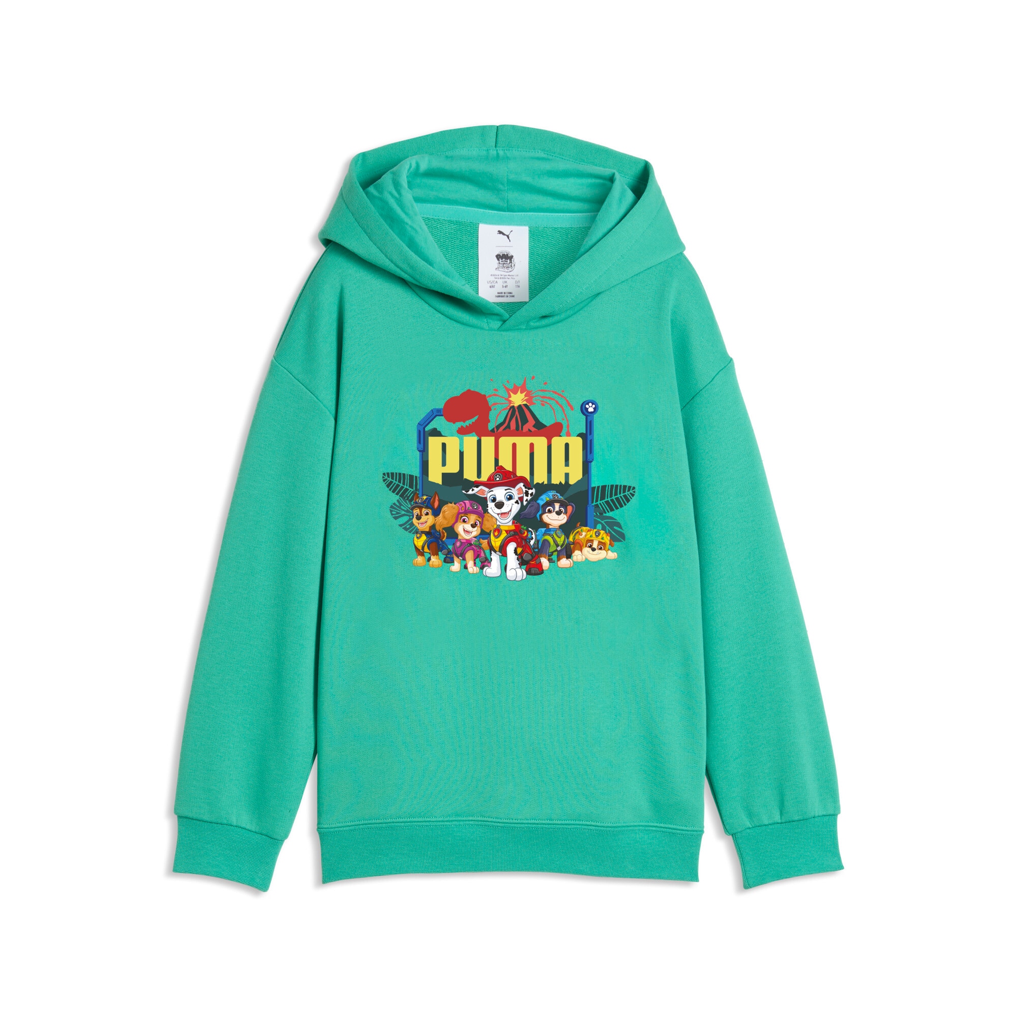 PUMA Kapuzensweatshirt »X PAW PATROL GRAPHIC HOODIE TR«, für Kinder, Regular Fit, mit Kapuze, mit Kängurutasche
