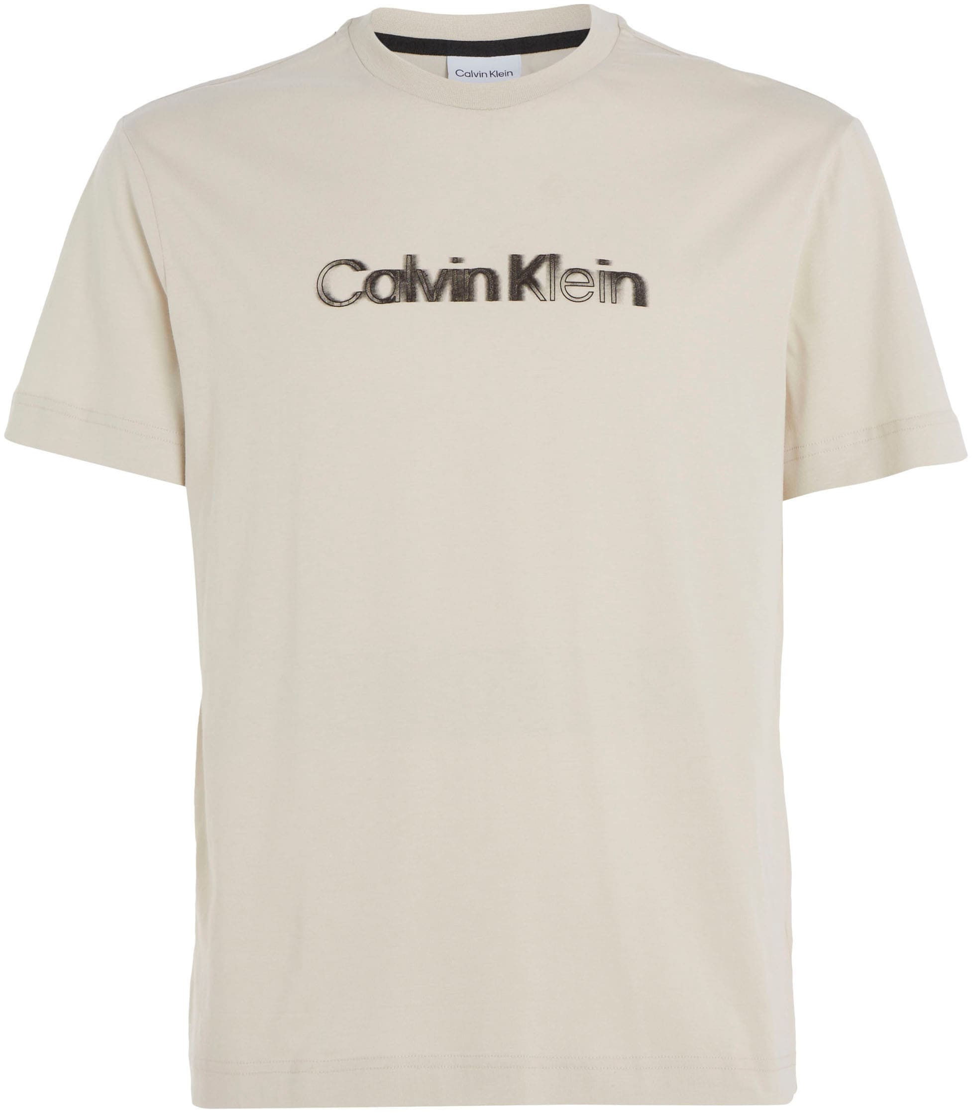 Klein Logo auf Kurzarmshirt, Brust mit Klein Calvin der bei ♕ Calvin