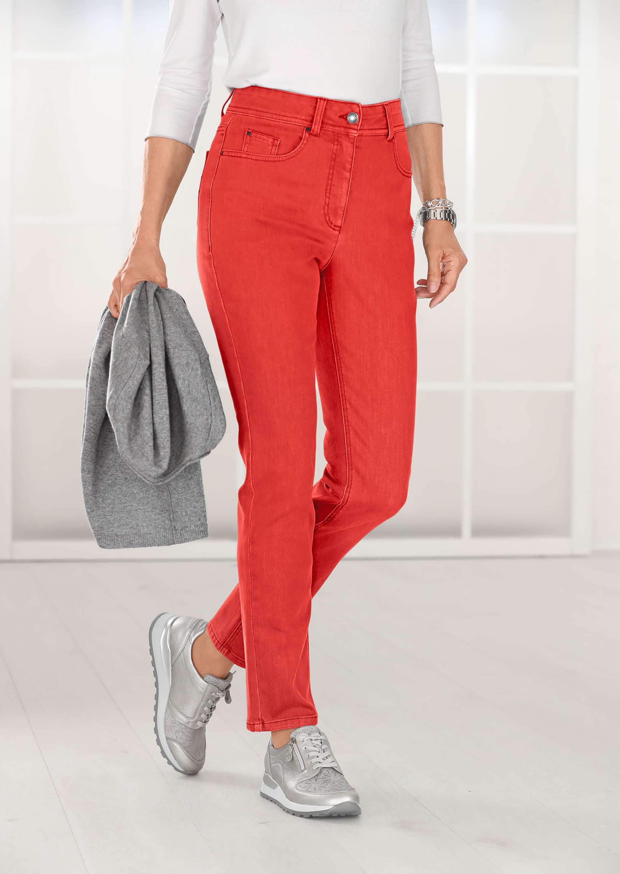 GOLDNER Regular-fit-Jeans »Superbequeme Hose mit Bauchweg-Effekt«