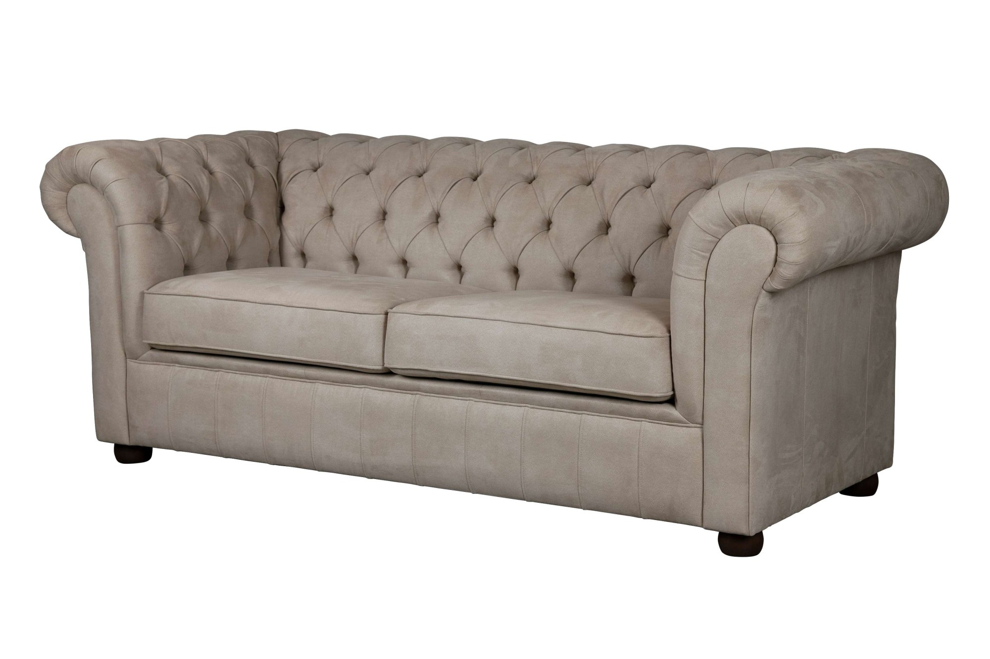 Home affaire 3-Sitzer »CHARENTE, optionale Schlafsofa, Chesterfield-Sofa, Bettfunktion«, mit edler Knopfheftung und typischen Armlehnen, B/T/H 198/89/74 cm