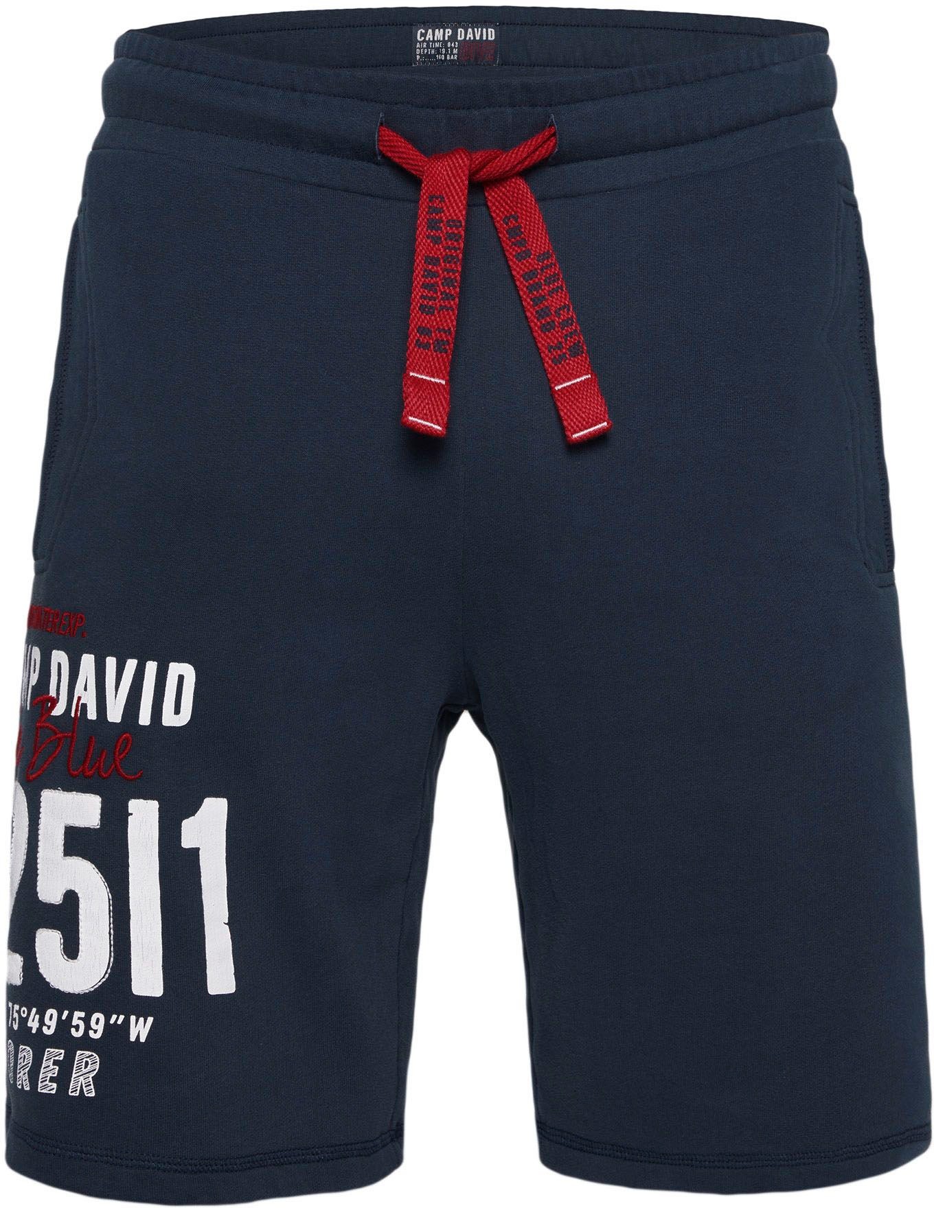 CAMP DAVID Sweatbermudas