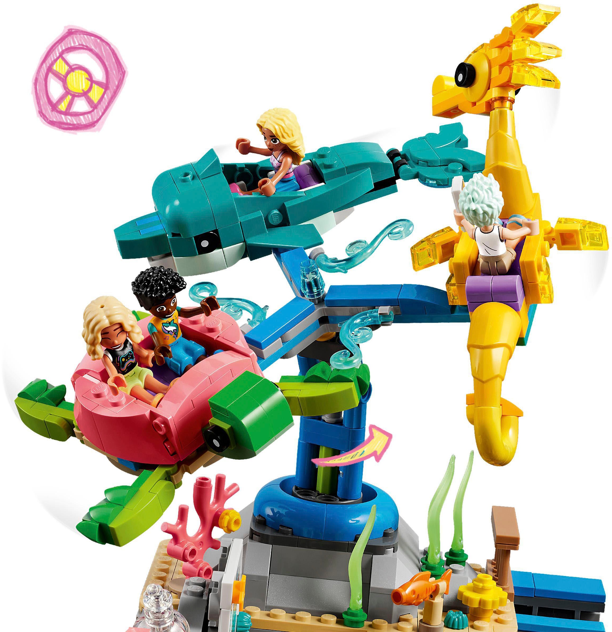 LEGO® Konstruktionsspielsteine »Strand-Erlebnispark (41737), LEGO® Friends«, (1348 St.), Made in Europe