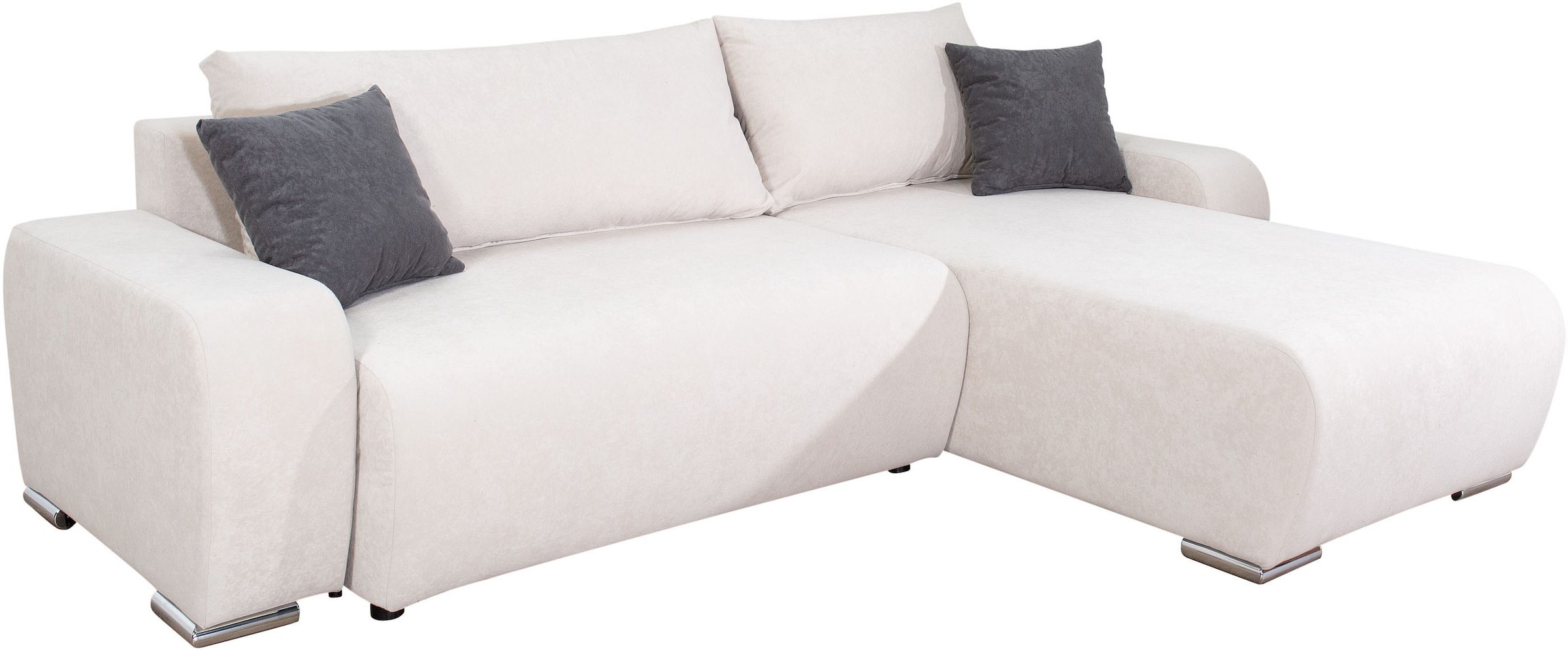 COLLECTION AB Ecksofa »Pia, L-Form, Breite 237 cm,  mit Schlaffunktion«