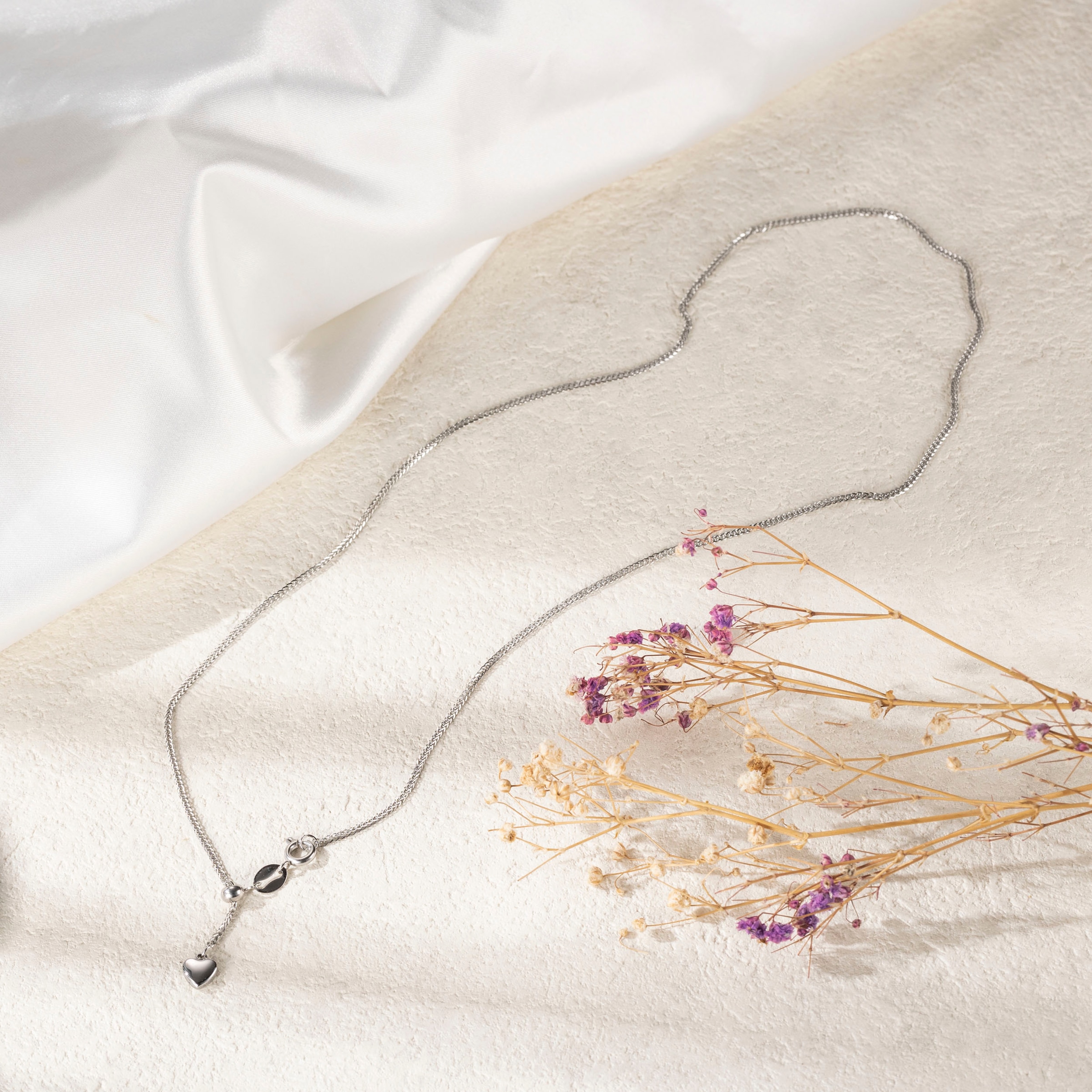 Firetti Y-Kette »Schmuck Geschenk Edelstahl Halsschmuck Halskette Ankerkette Herz«