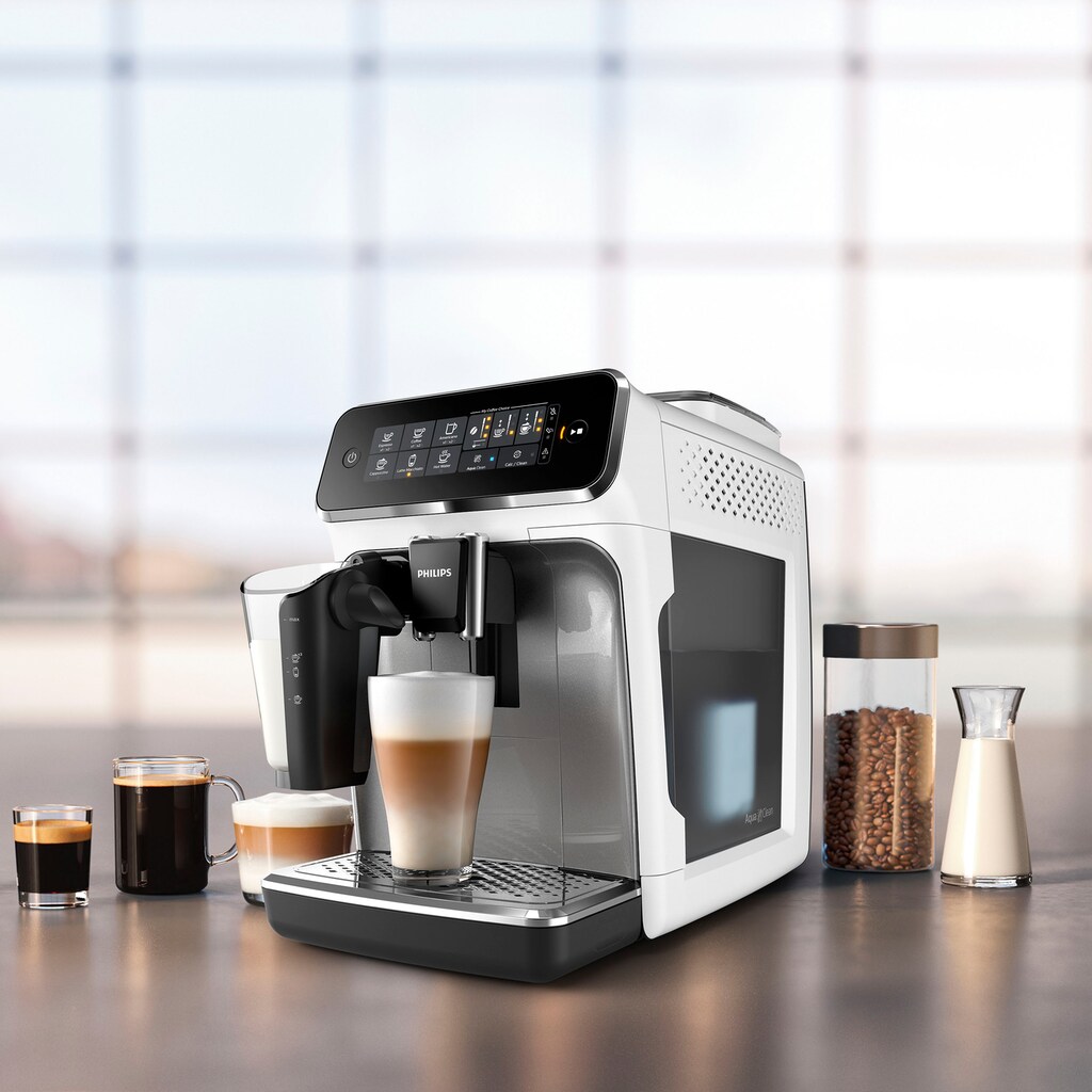 Philips Kaffeevollautomat »3200 Serie EP3243/70 LatteGo«, weiß