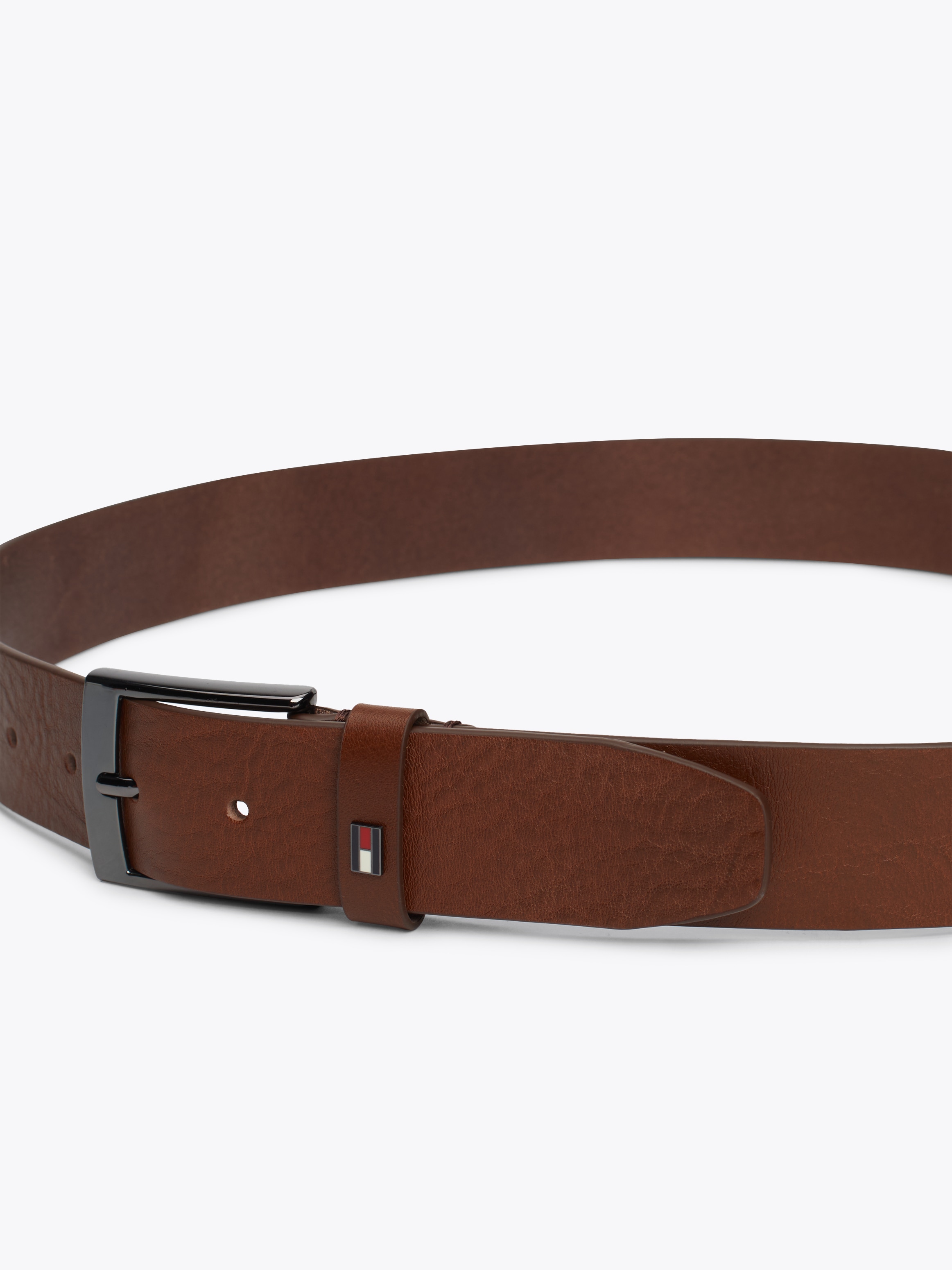 Tommy Hilfiger Ledergürtel »Adan New Leather 3,5cm«, mit Logoprägung