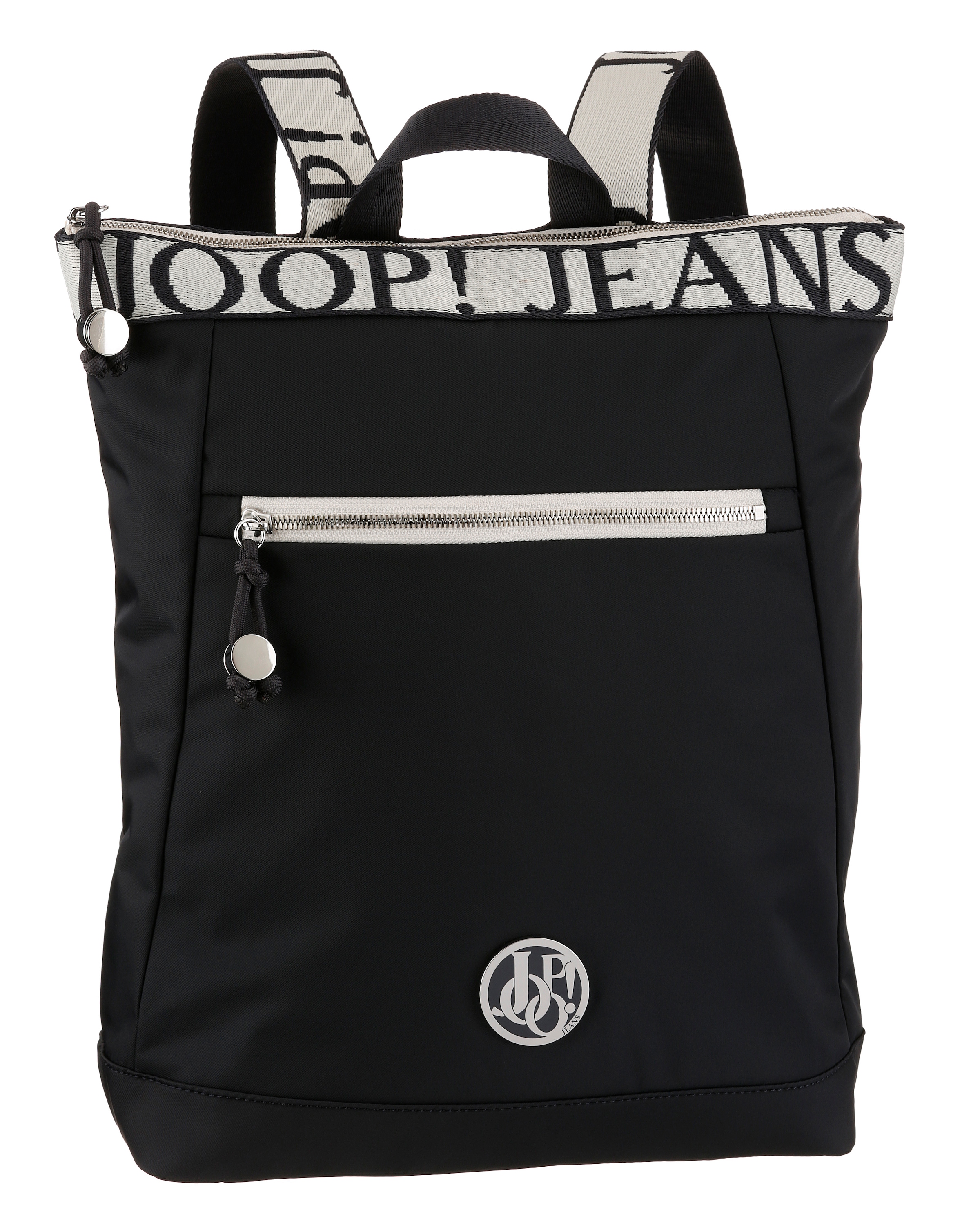 Joop Jeans Cityrucksack »lietissimo elva backpack lvz«, Freizeitrucksack mit Logo Schriftzug auf den Trageriemen