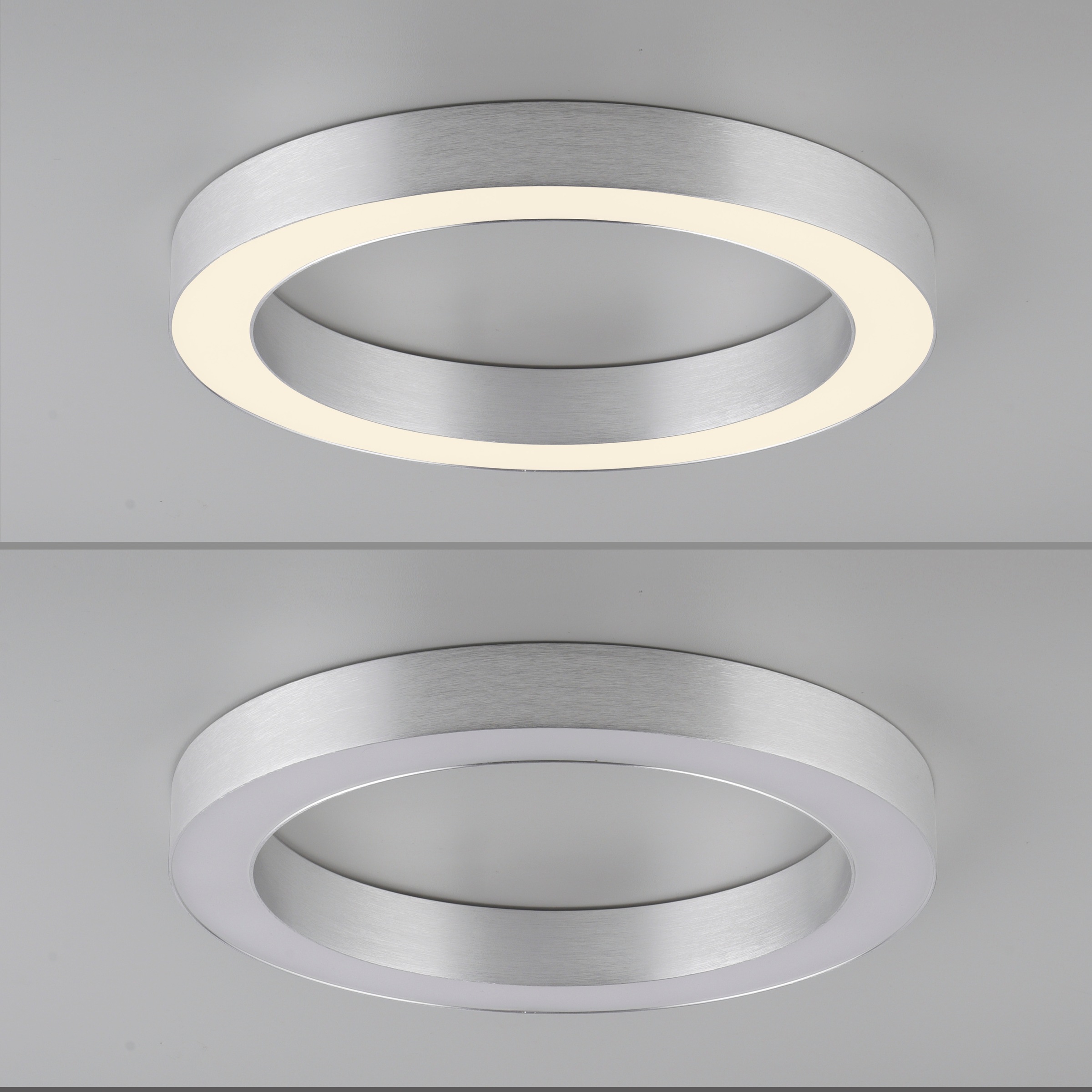 Neuhaus PURE LED Deckenleuchte »PURE Lines Round« LED-Board 1 Stk. warmweiß - kaltweiß Stufenlos dimmbar über Fernbedienung, CCT