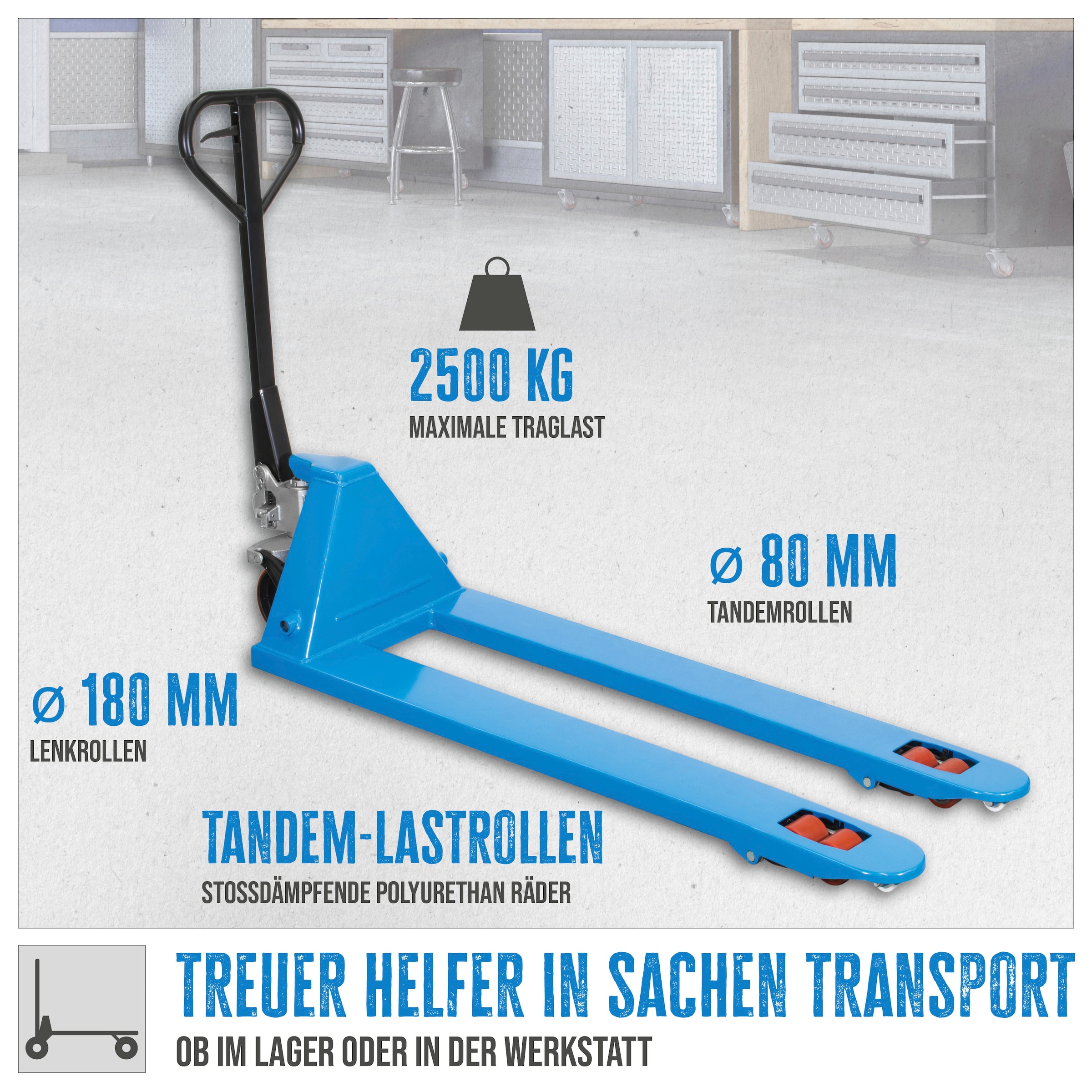 Güde Gabelhubwagen »»GHW 2500-180 PU««