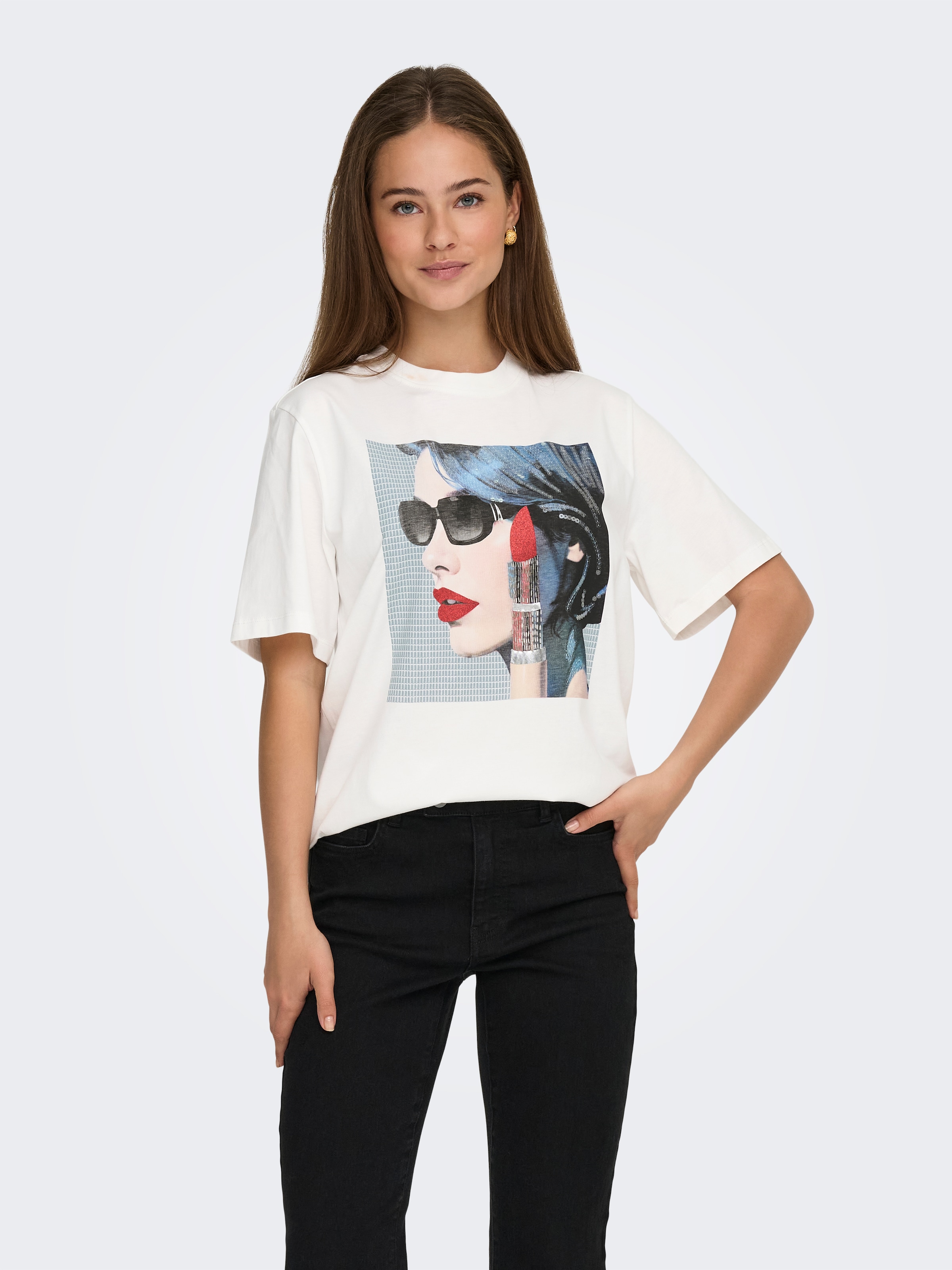 ONLY Kurzarmshirt »ONLSIFF S/S TOP BOX JRS«